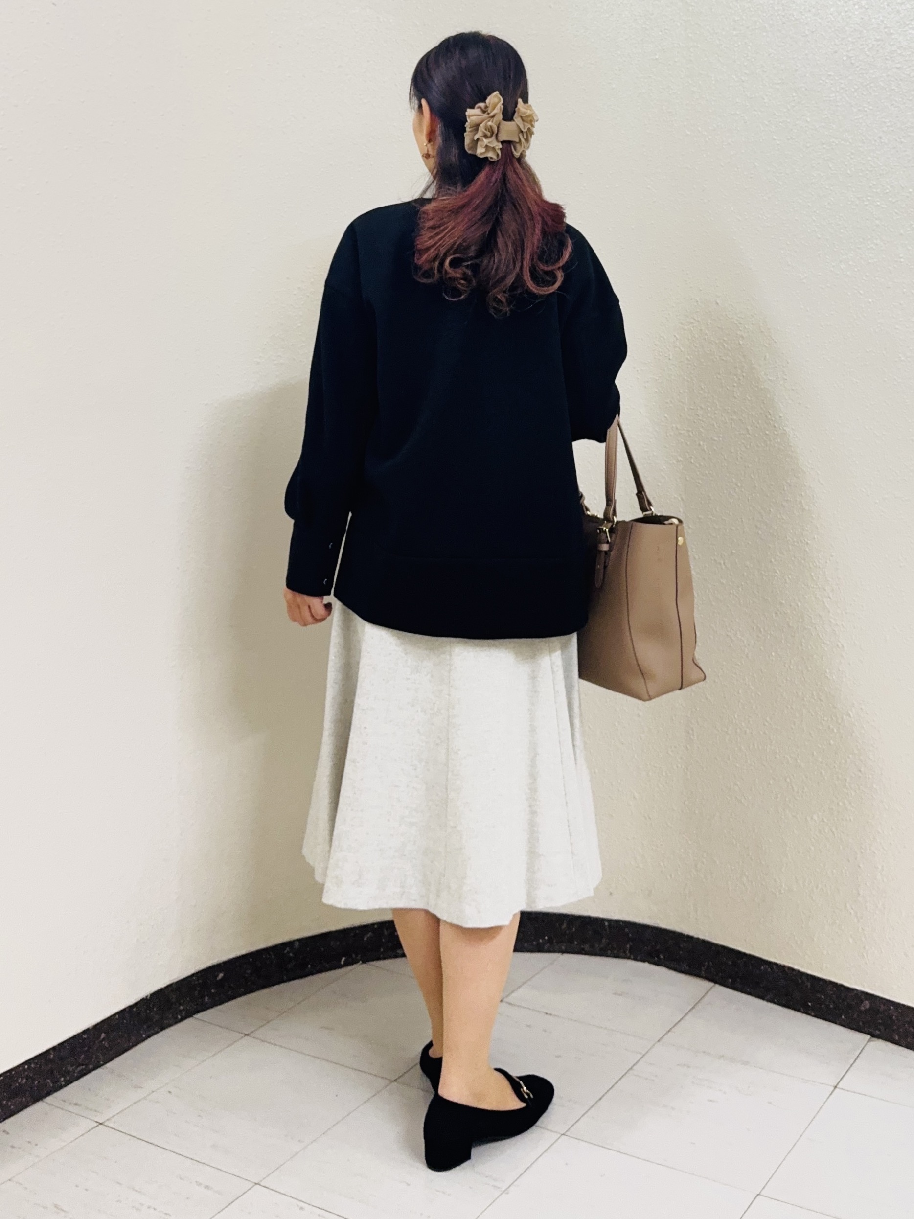 ⭐︎Eimi⭐︎さんの「Reflect｜【マシンウォッシュ】レース風編み柄ニット」を使ったコーディネート