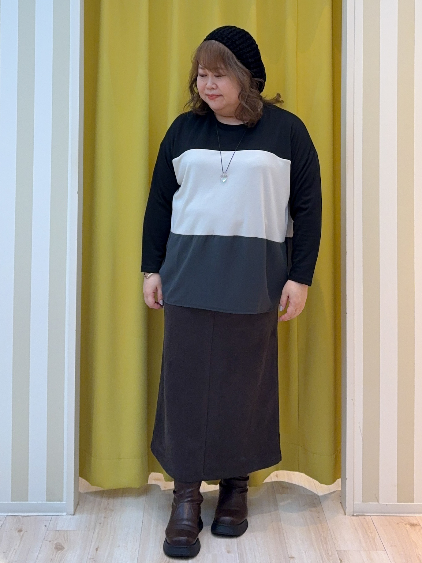 kotoさんさんの「SHOO･LA･RUE｜【撥水/S-LL/洗濯機可】ウエスト絞れる キルト中綿ジャケット」を使ったコーディネート