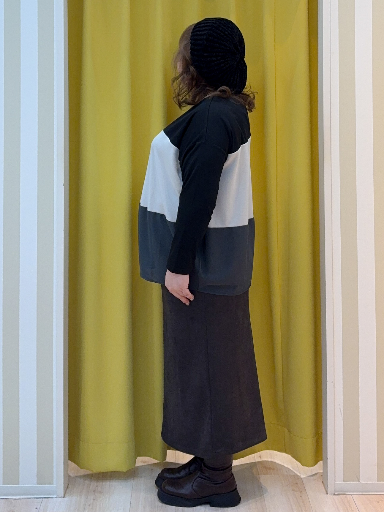 kotoさんさんの「SHOO･LA･RUE｜【撥水/S-LL/洗濯機可】ウエスト絞れる キルト中綿ジャケット」を使ったコーディネート