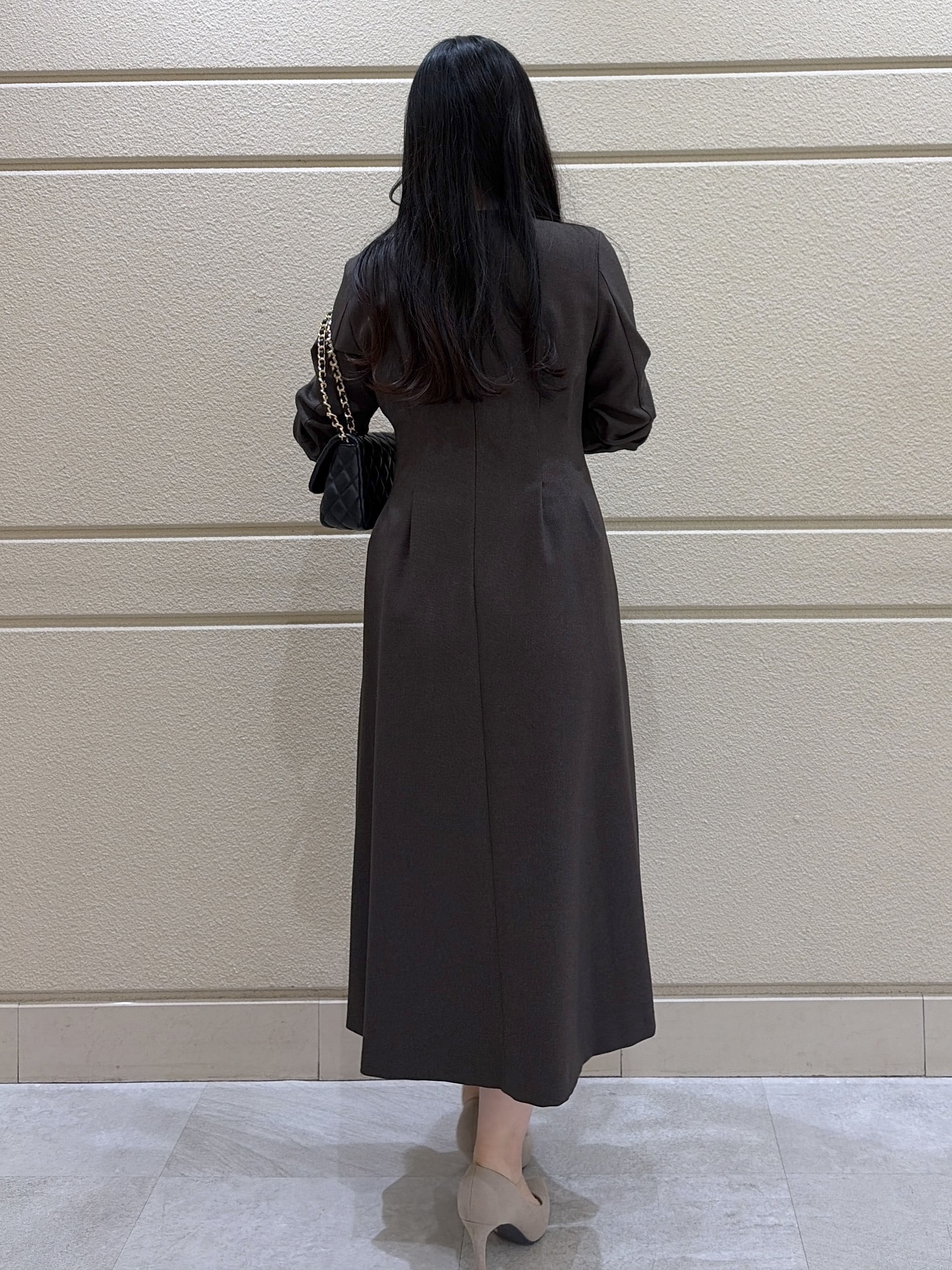 Momokaさんの「COUP DE CHANCE｜【手洗い可】ウエストタックワンピース」を使ったコーディネート