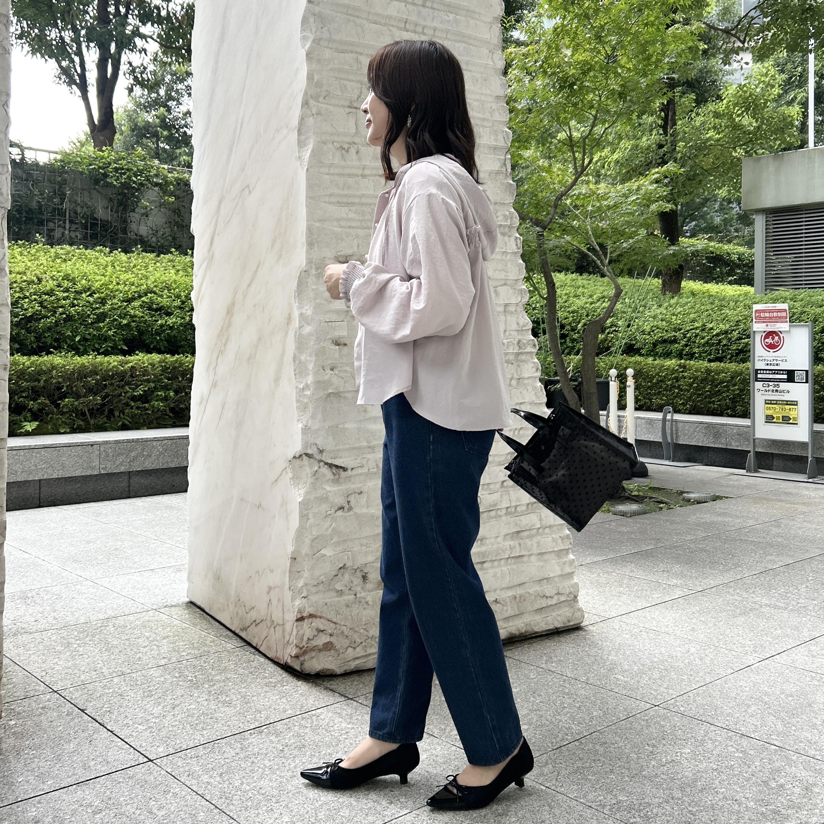shinoさんの「Couture brooch｜【大人可愛い】愛されフーディーシャツ」を使ったコーディネート