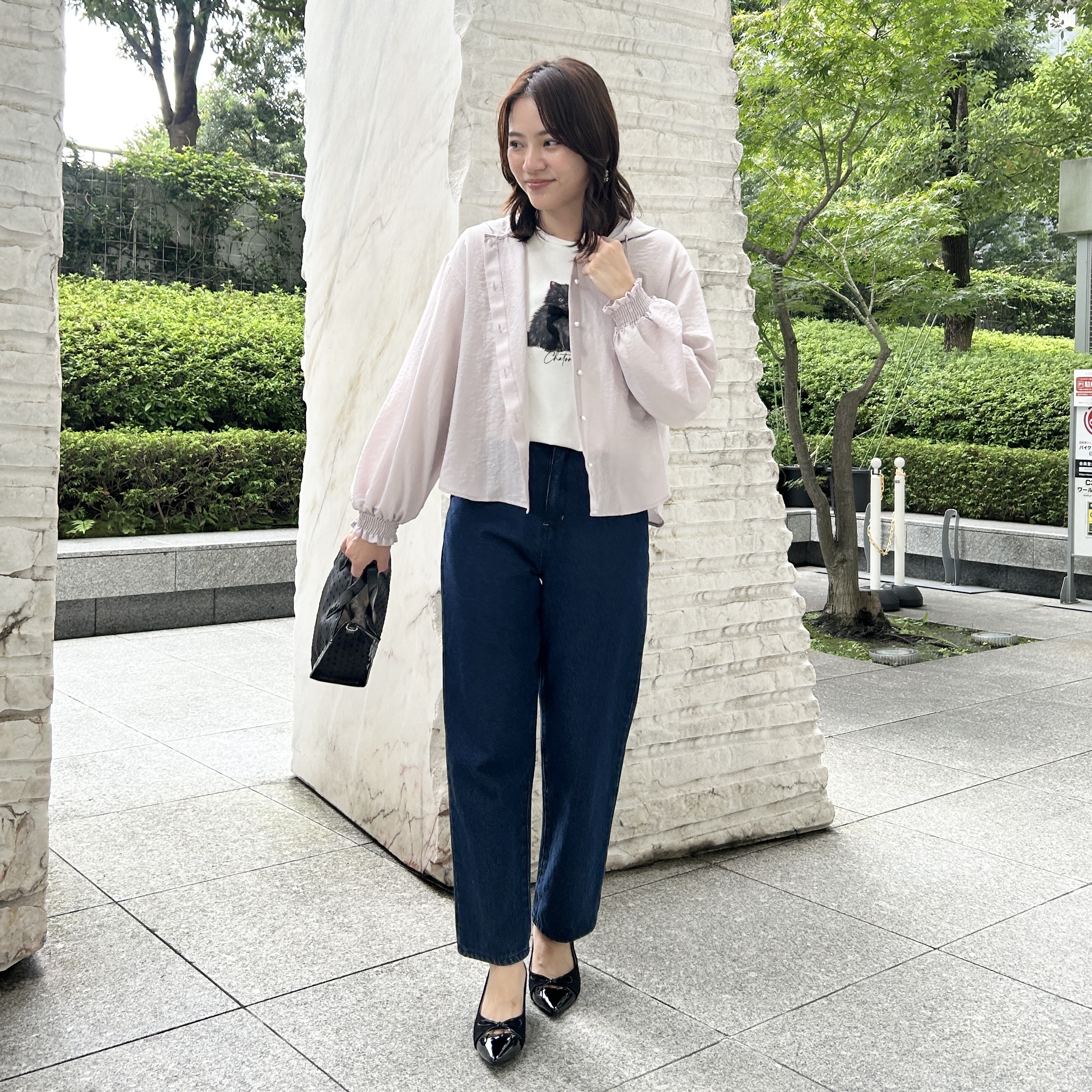 shinoさんの「Couture brooch｜【大人可愛い】愛されフーディーシャツ」を使ったコーディネート