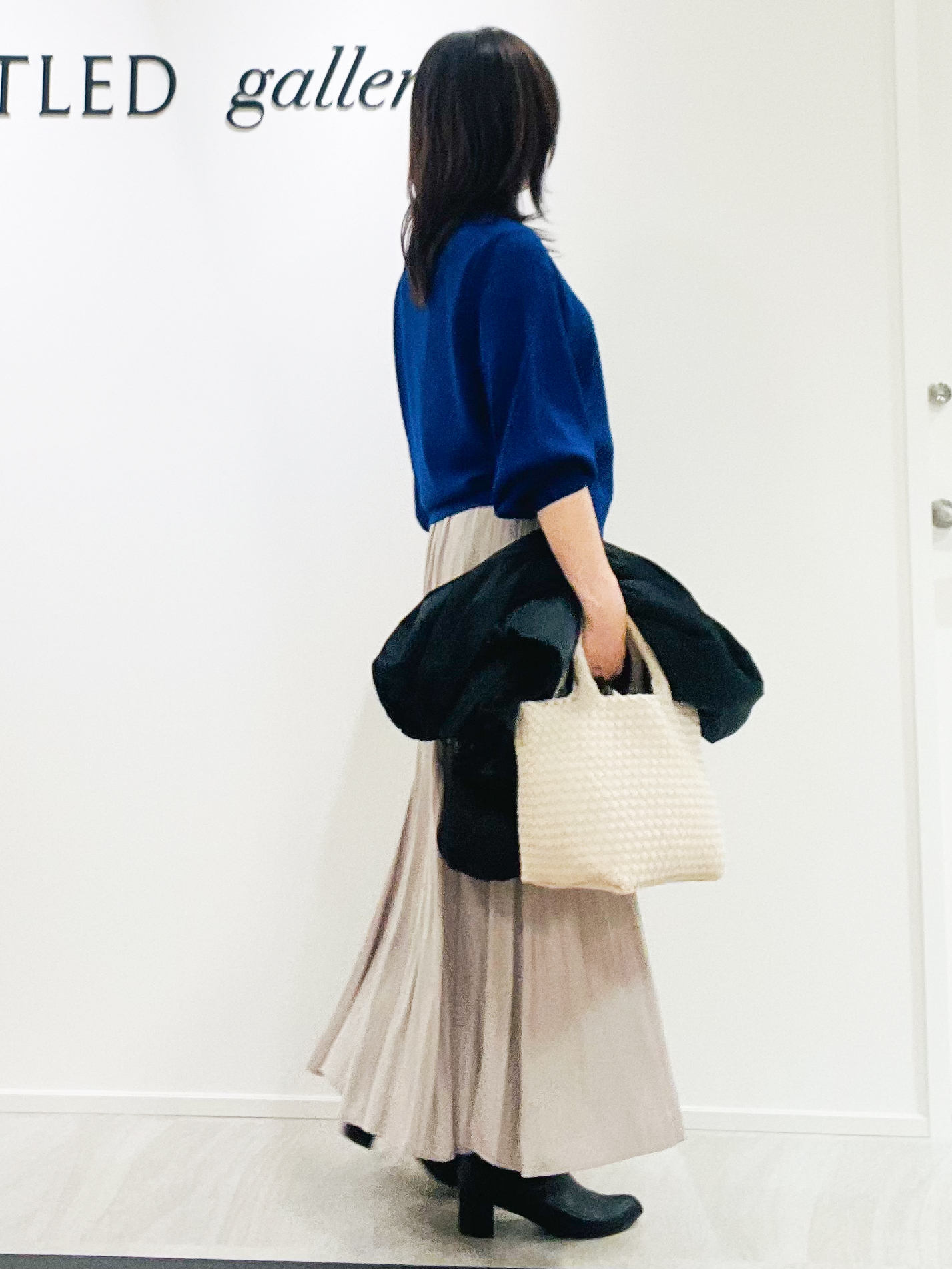 めいさんの「UNTITLED｜【店頭人気！/8色展開】ボリュームスリーブニットプルオーバー」を使ったコーディネート