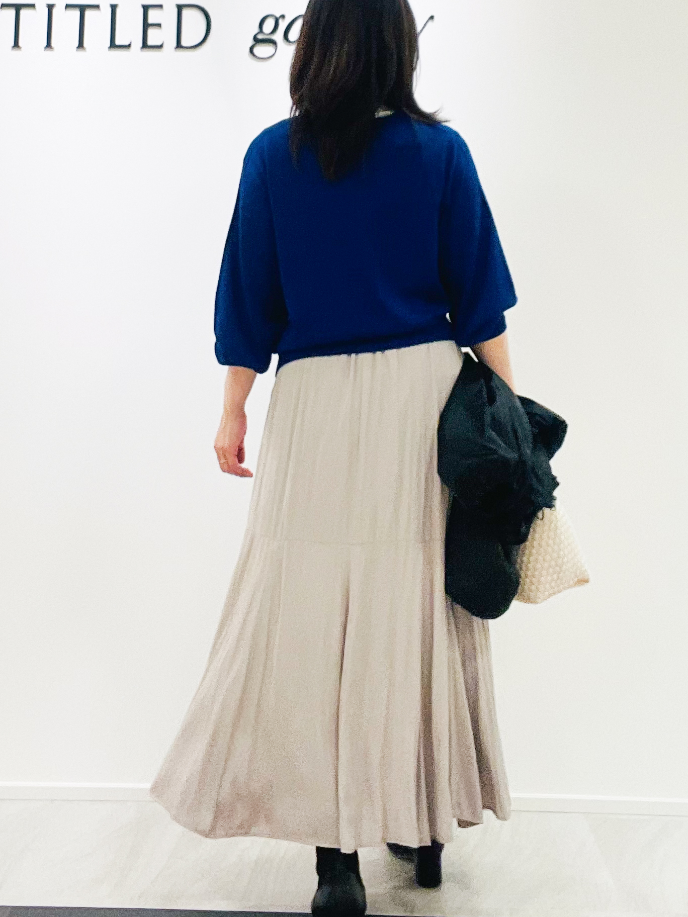めいさんの「UNTITLED｜【店頭人気！/8色展開】ボリュームスリーブニットプルオーバー」を使ったコーディネート