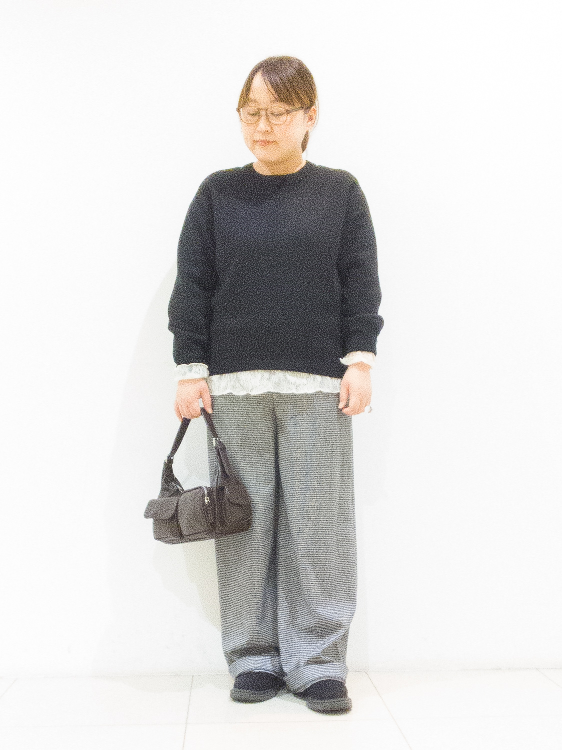 takedaさんの「UNTITLED｜【きれいめカジュアル】スウェットライクニットプルオーバー」を使ったコーディネート