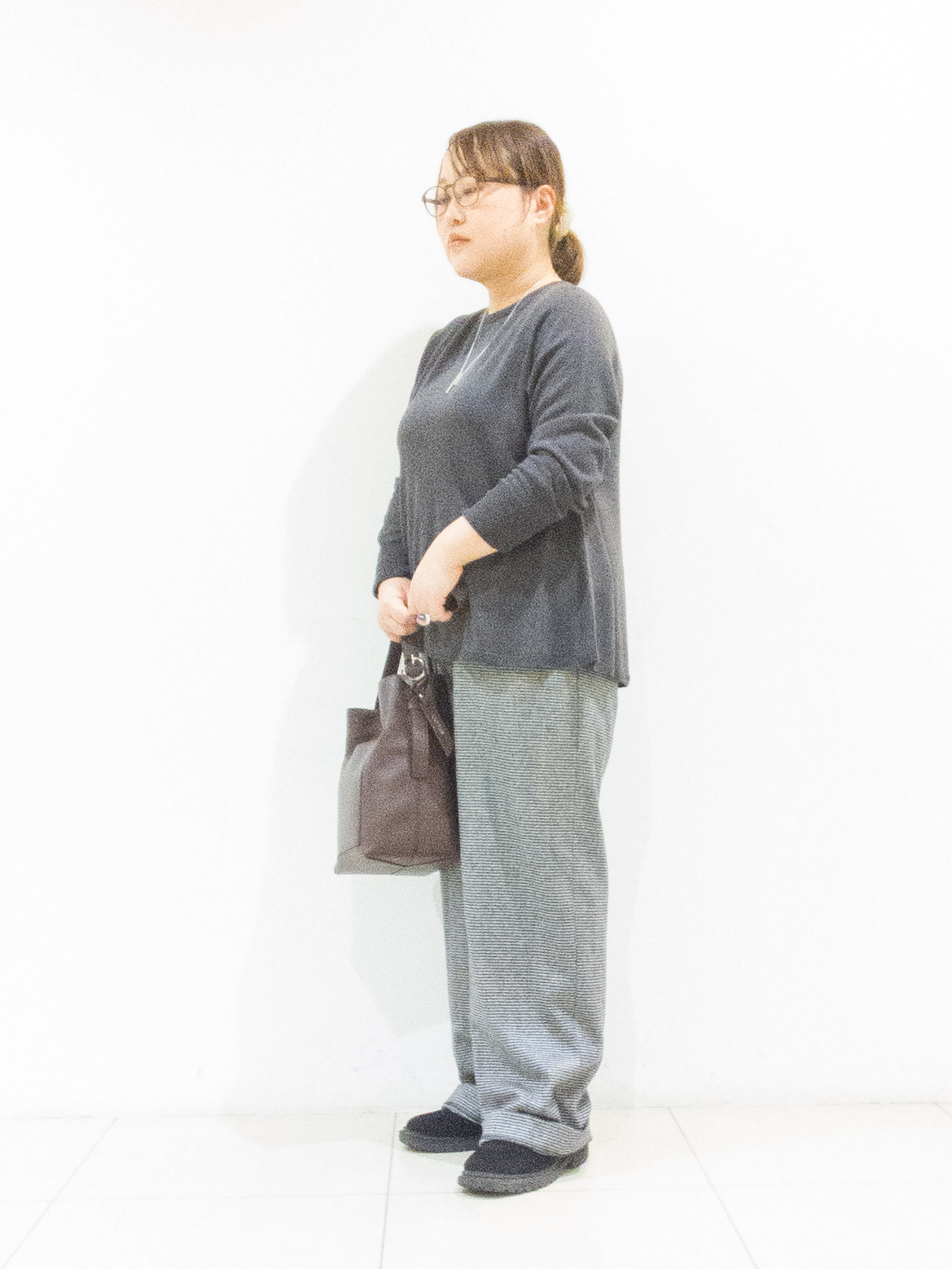 takedaさんの「UNTITLED｜【きれいに体型カバー/8色展開】Aラインシルエットニットプルオーバー」を使ったコーディネート