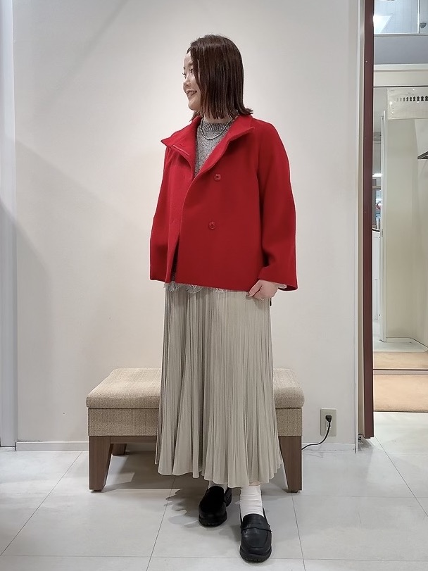YUIさんの「UNTITLED｜【軽アウター/ウール100】ウールショートコート」を使ったコーディネート