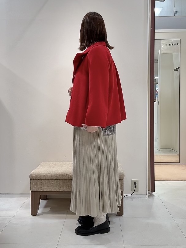 YUIさんの「UNTITLED｜【軽アウター/ウール100】ウールショートコート」を使ったコーディネート