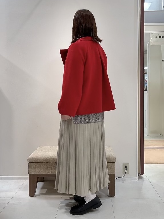 YUIさんの「UNTITLED｜【軽アウター/ウール100】ウールショートコート」を使ったコーディネート