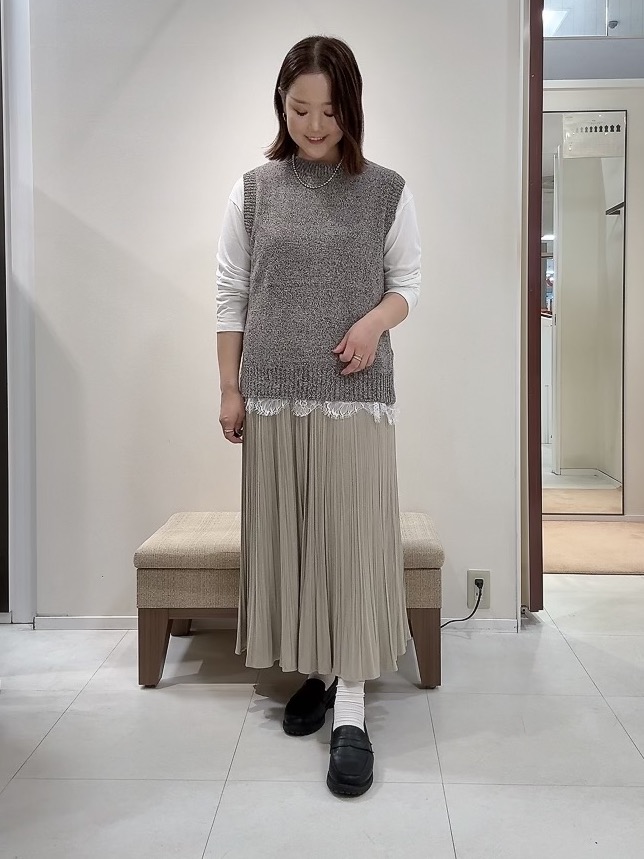 YUIさんの「UNTITLED｜【軽アウター/ウール100】ウールショートコート」を使ったコーディネート