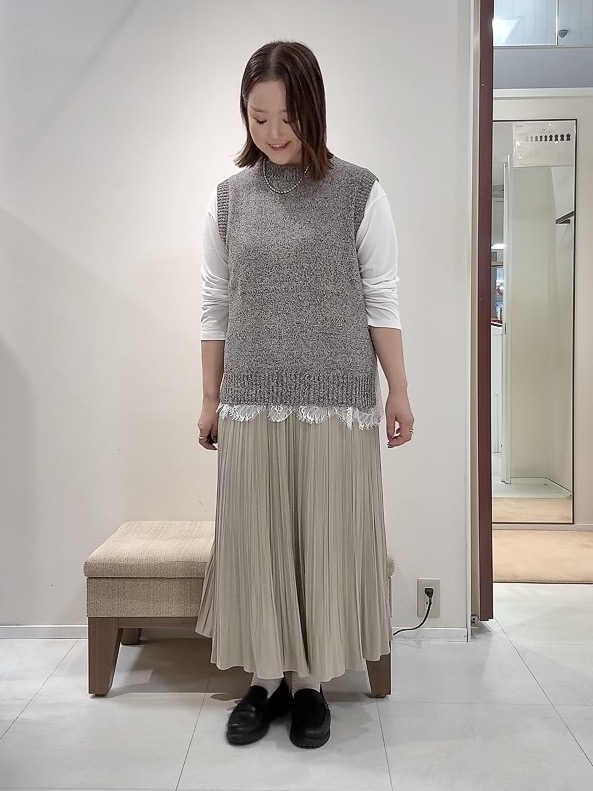 YUIさんの「UNTITLED｜【軽アウター/ウール100】ウールショートコート」を使ったコーディネート