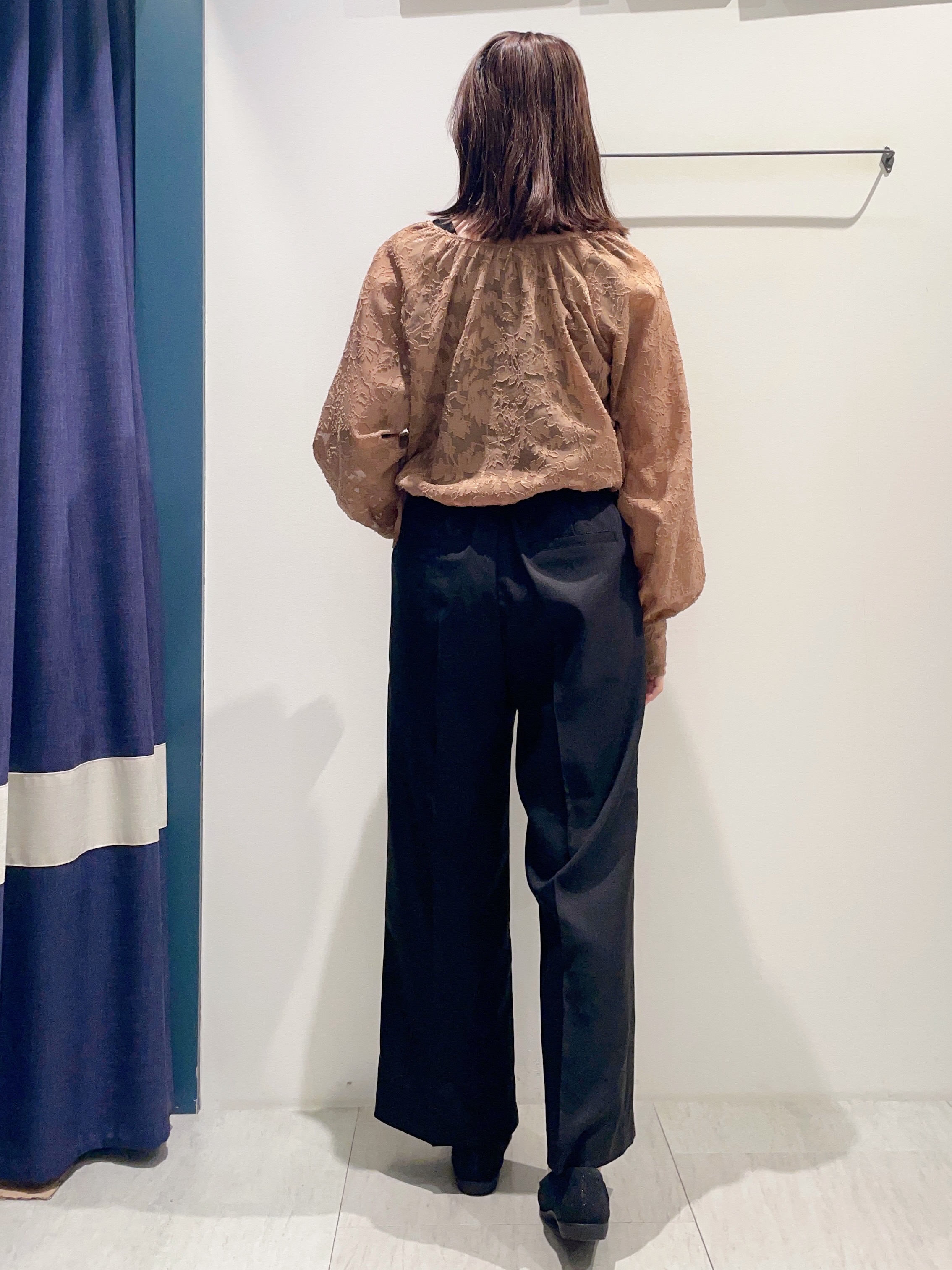 haruさんの「grove｜上品に華やぐ シアージャカードブラウス」を使ったコーディネート