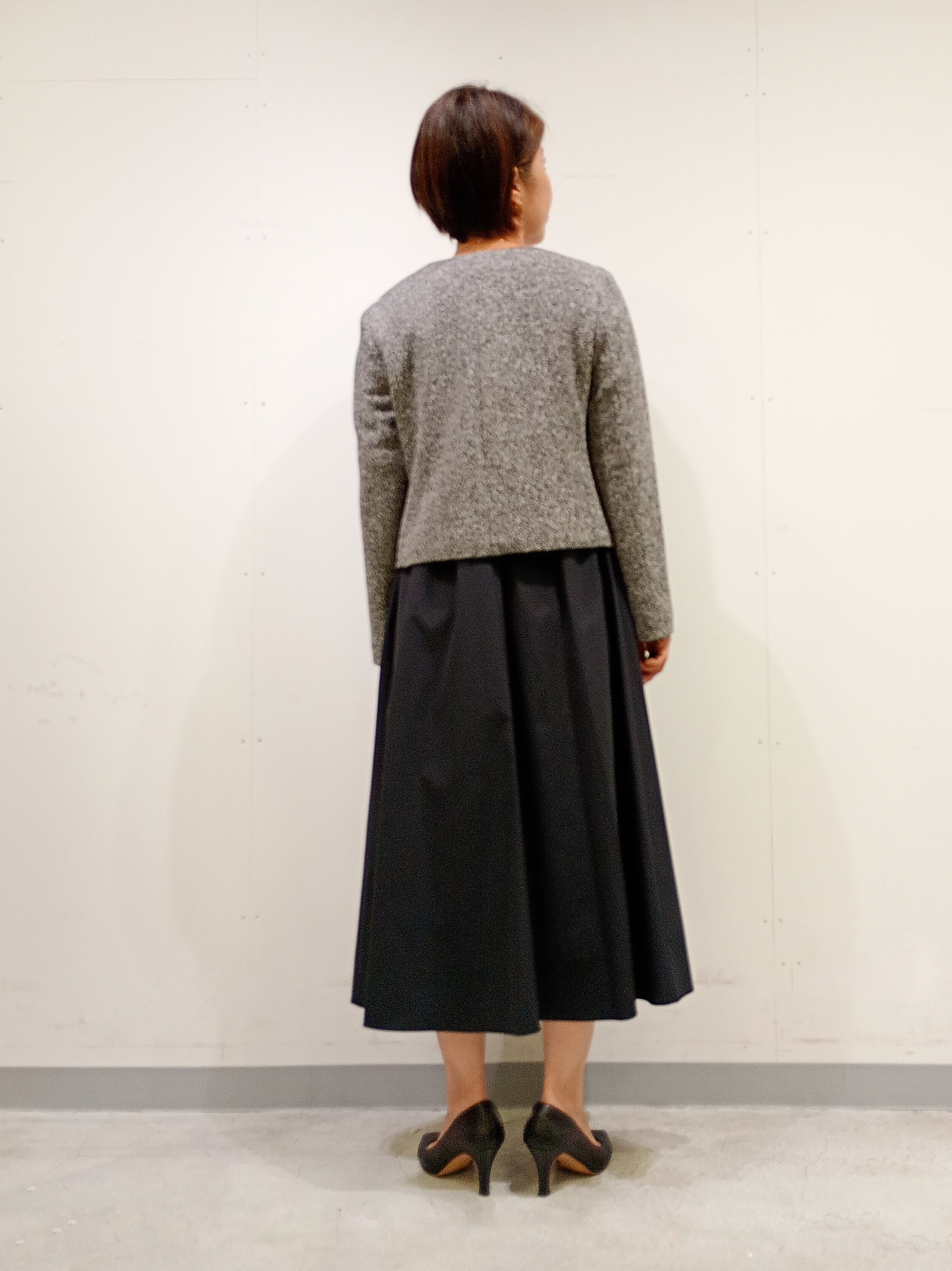 Kさんの「INDIVI｜【風合い柔らか／SETUP可】ブークレ起毛ジャージジャケット」を使ったコーディネート