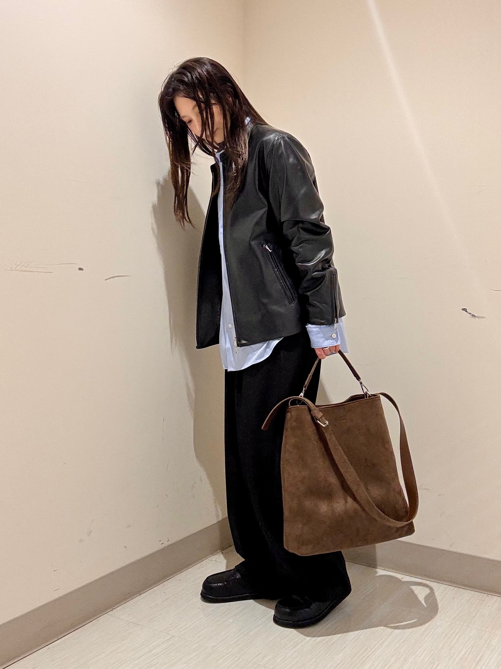 S.A.Oさんの「tk.TAKEO KIKUCHI｜なめらかオーバーシャツ」を使ったコーディネート