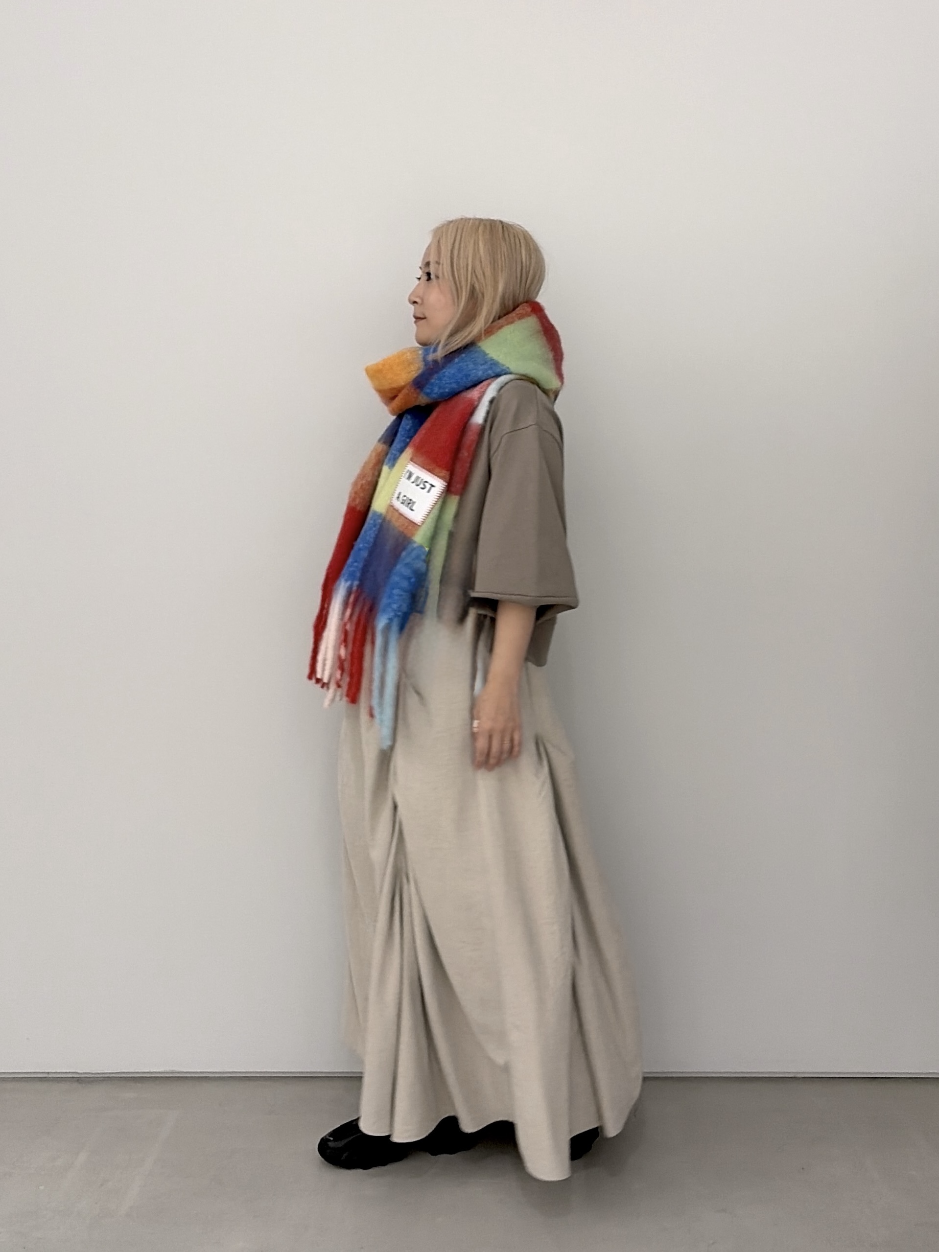 よねさんの「INDIVI｜ロングスリーブフォルムカットソー【洗える】」を使ったコーディネート