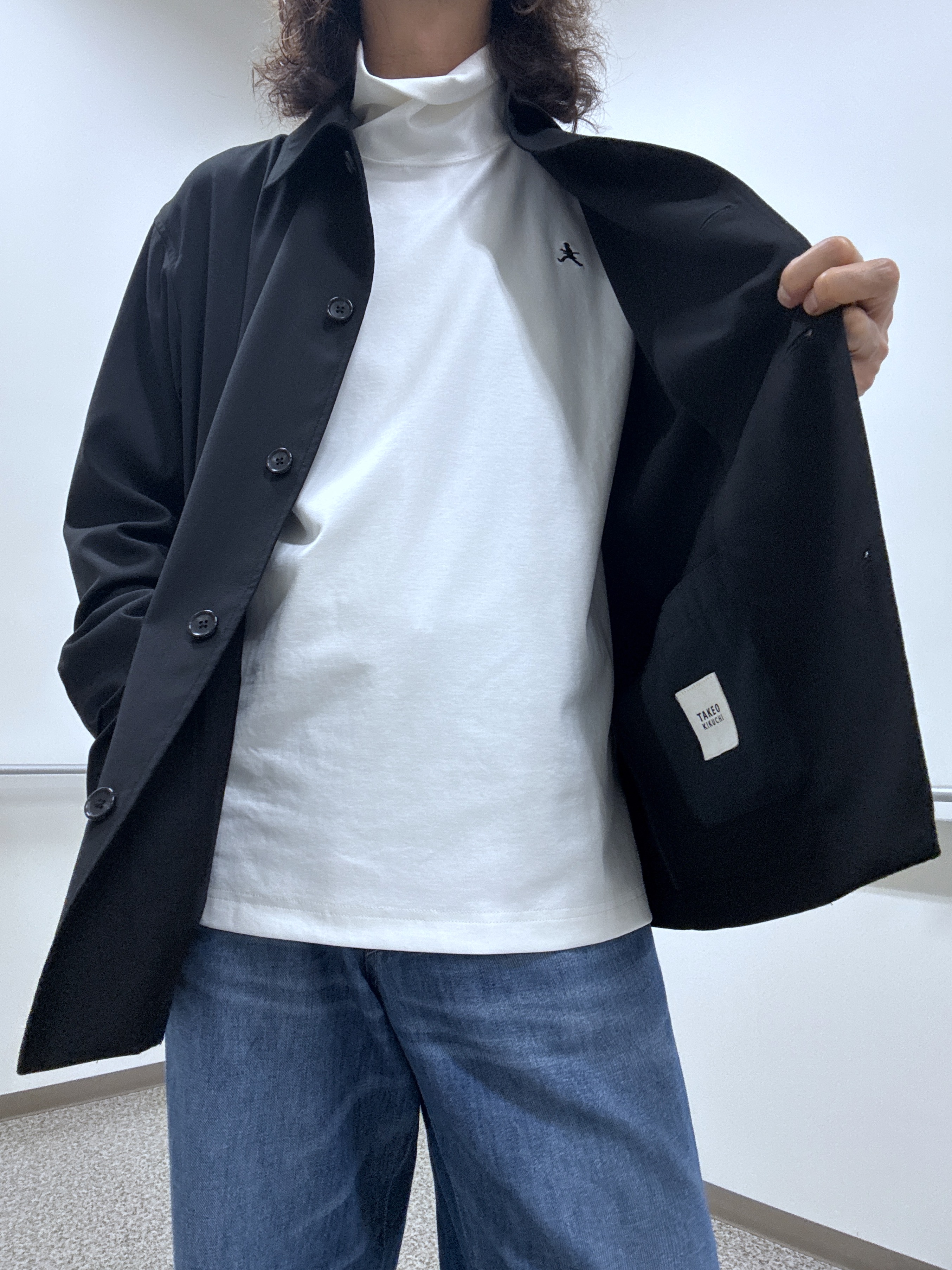おーのさんの「TAKEO KIKUCHI｜ストレッチカバーオールジャケット」を使ったコーディネート
