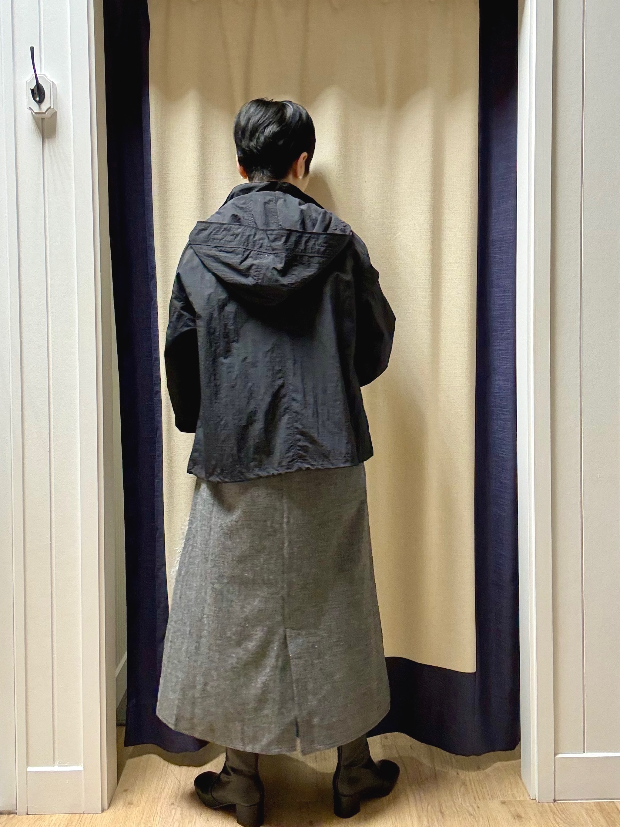 Suzuさんの「Dessin｜【撥水/2WAY/洗える】フード取り外し可能 撥水ナイロンマンパ」を使ったコーディネート