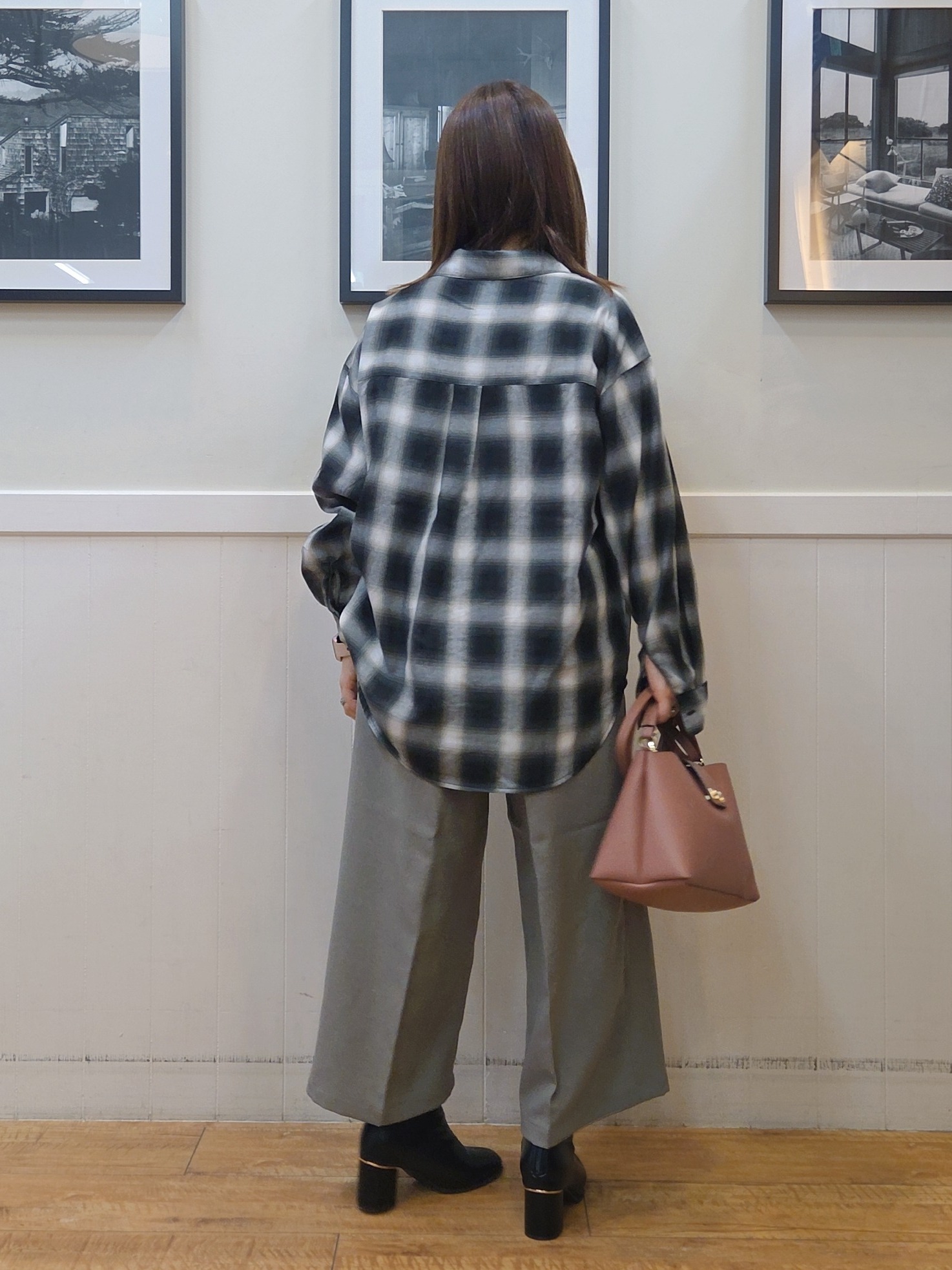 nao.さんの「SHOO･LA･RUE｜【洗濯後しわになりにくい/S-LL】気分で選ぶ 大人のデイリー使いに ベーシックシャツ」を使ったコーディネート
