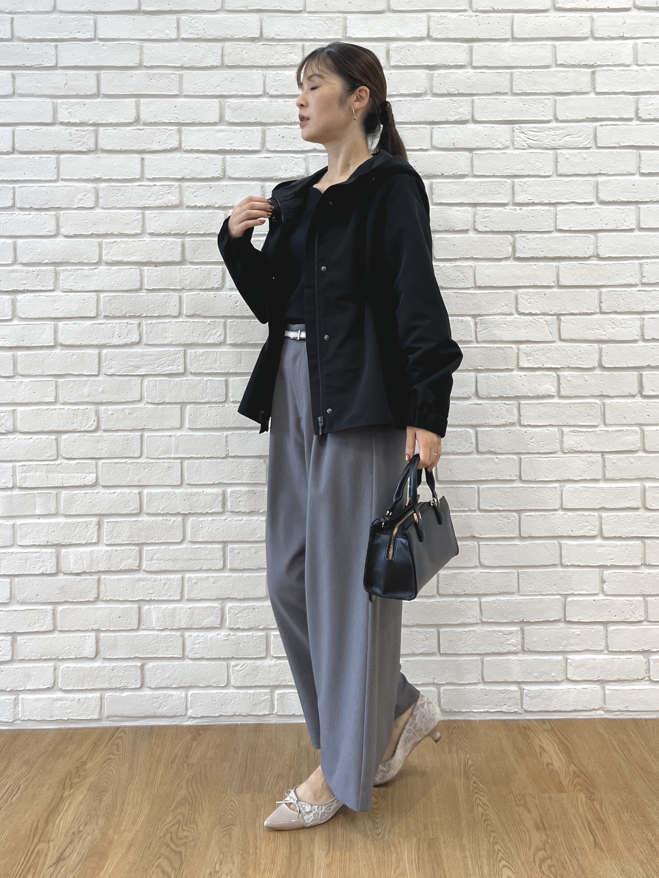 makiさんの「Couture brooch｜【撥水・保温効果】愛されマンパ(キルトライナー付き)」を使ったコーディネート