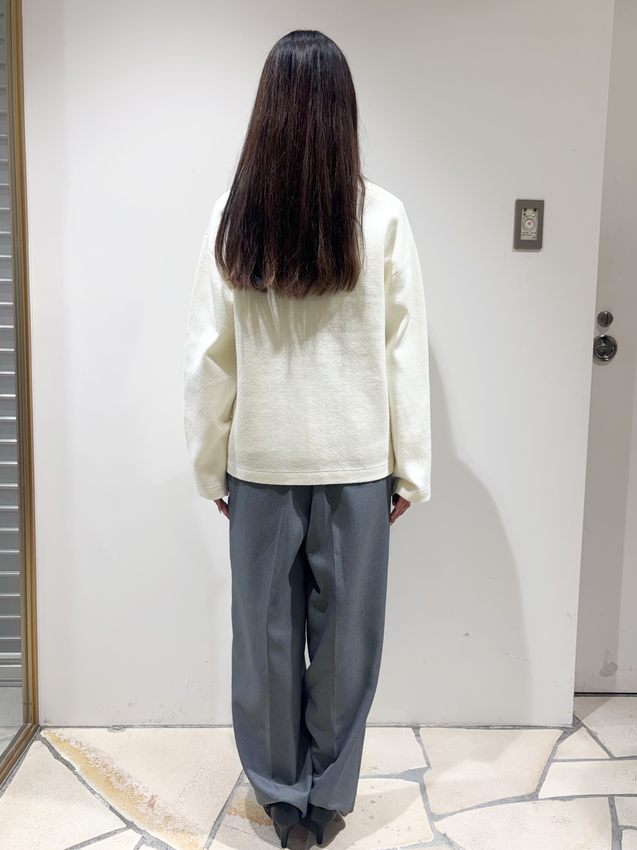みあたんさんの「index｜【セットアップ可】ノーカラーミドルコーディガン《洗濯機OK》」を使ったコーディネート