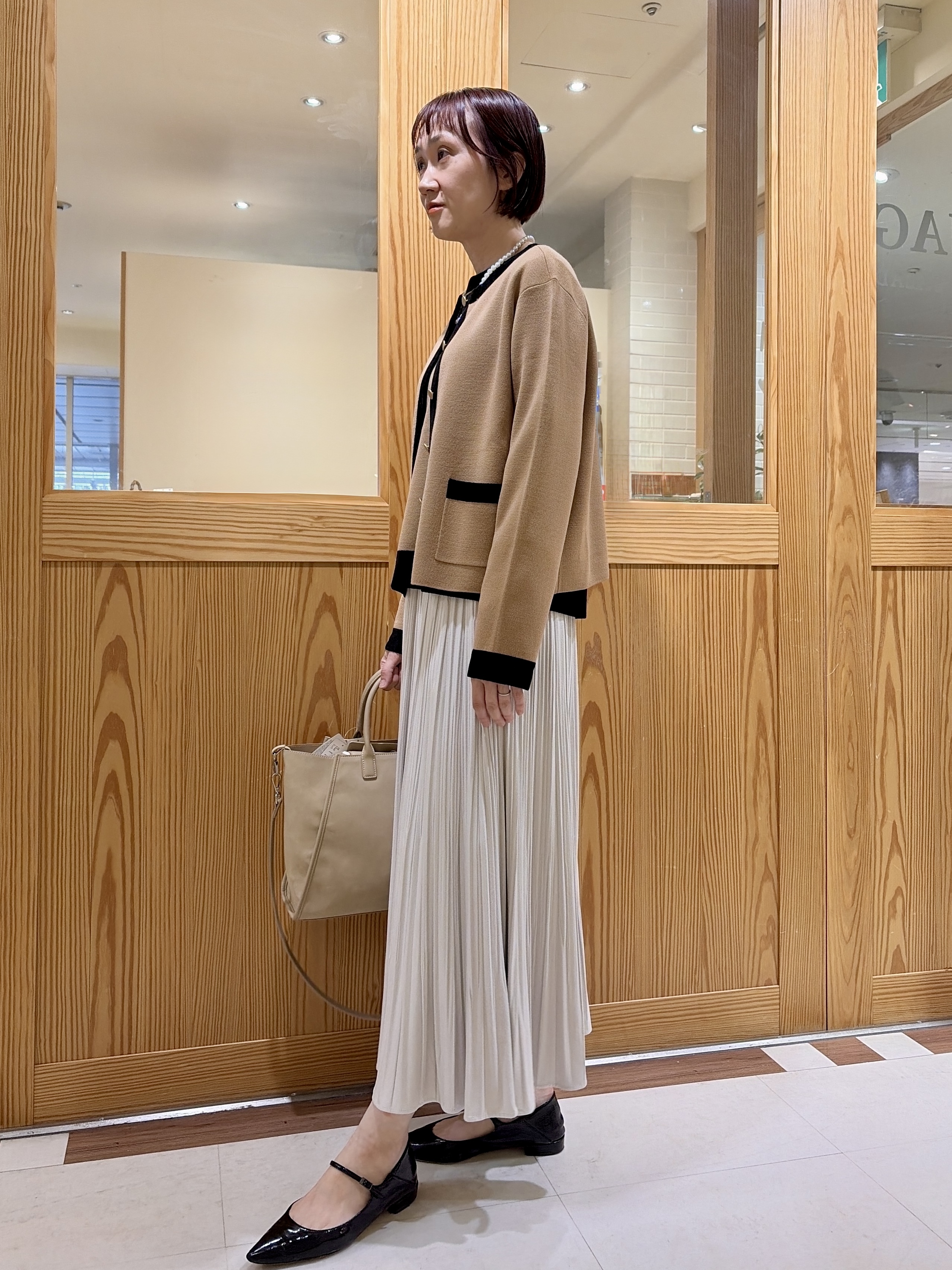ゆうさんの「UNTITLED｜【アンサンブル可/ジャケットライク】モールラインカーディガン」を使ったコーディネート