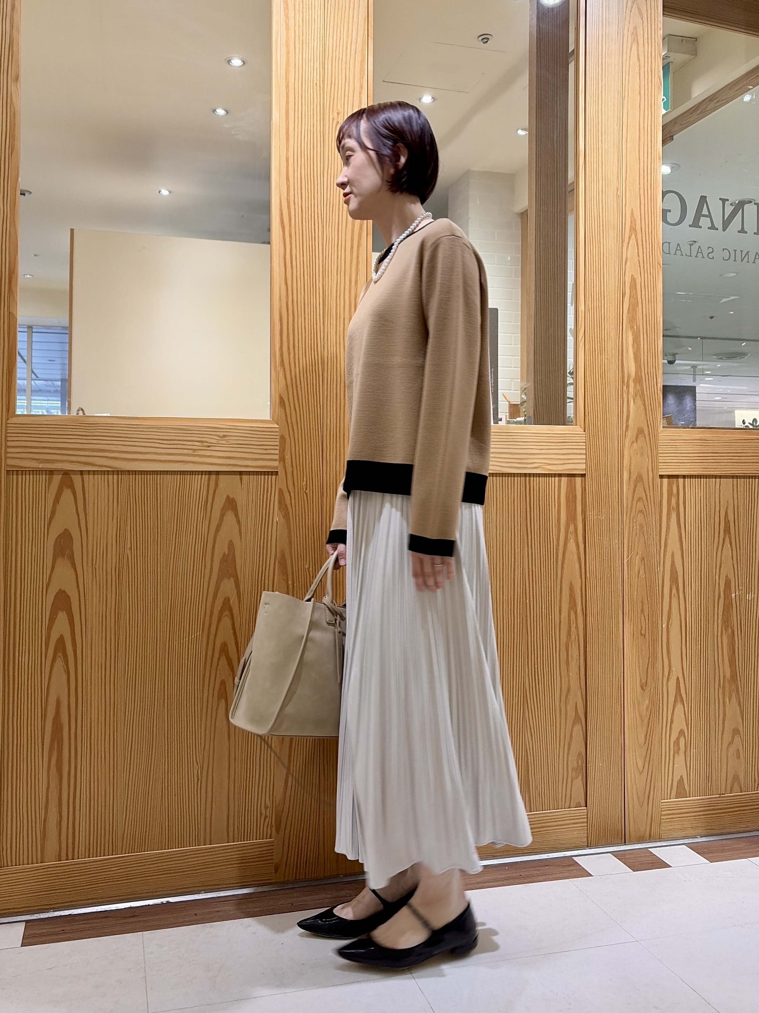 ゆうさんの「UNTITLED｜【アンサンブル可/ジャケットライク】モールラインカーディガン」を使ったコーディネート