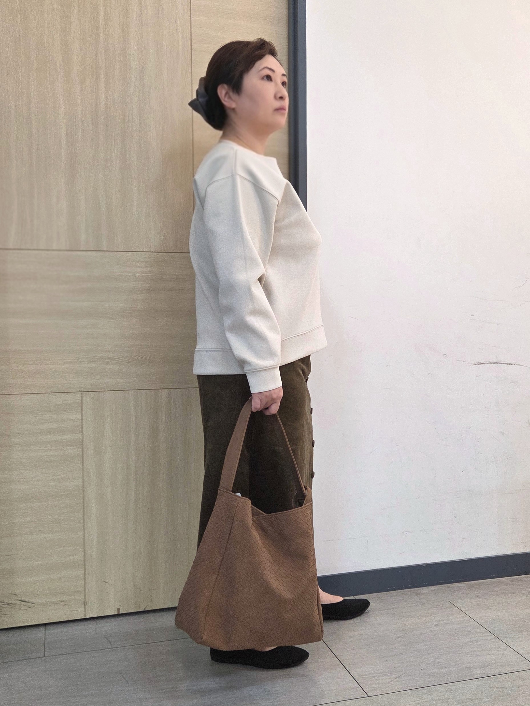 にゃみさんの「grove｜ダンボーサイドジッププルオーバー」を使ったコーディネート