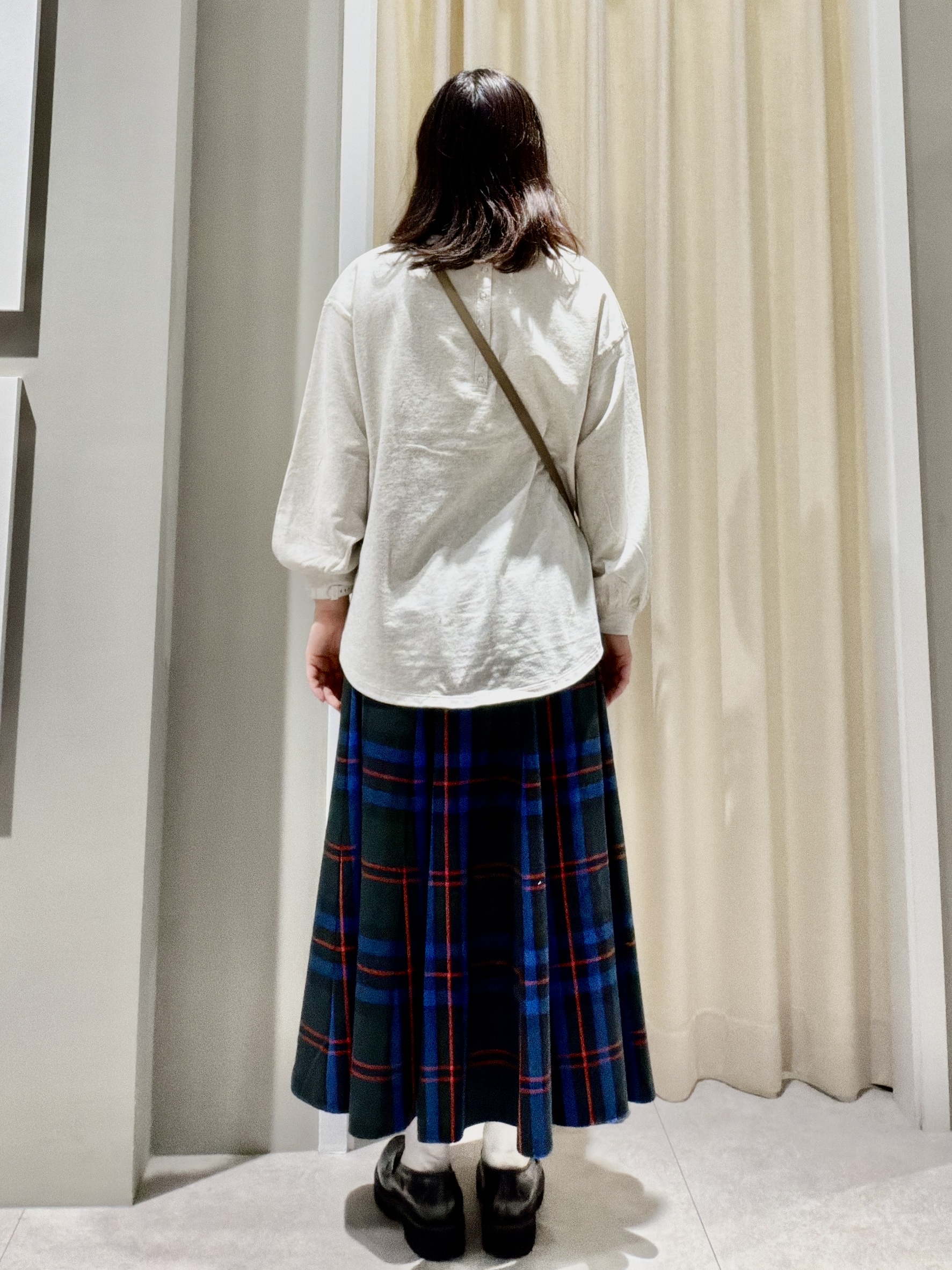 maruさんの「Dessin｜【洗える/7色展開/XS-L】バックヘンリーミニ裏毛 長袖」を使ったコーディネート