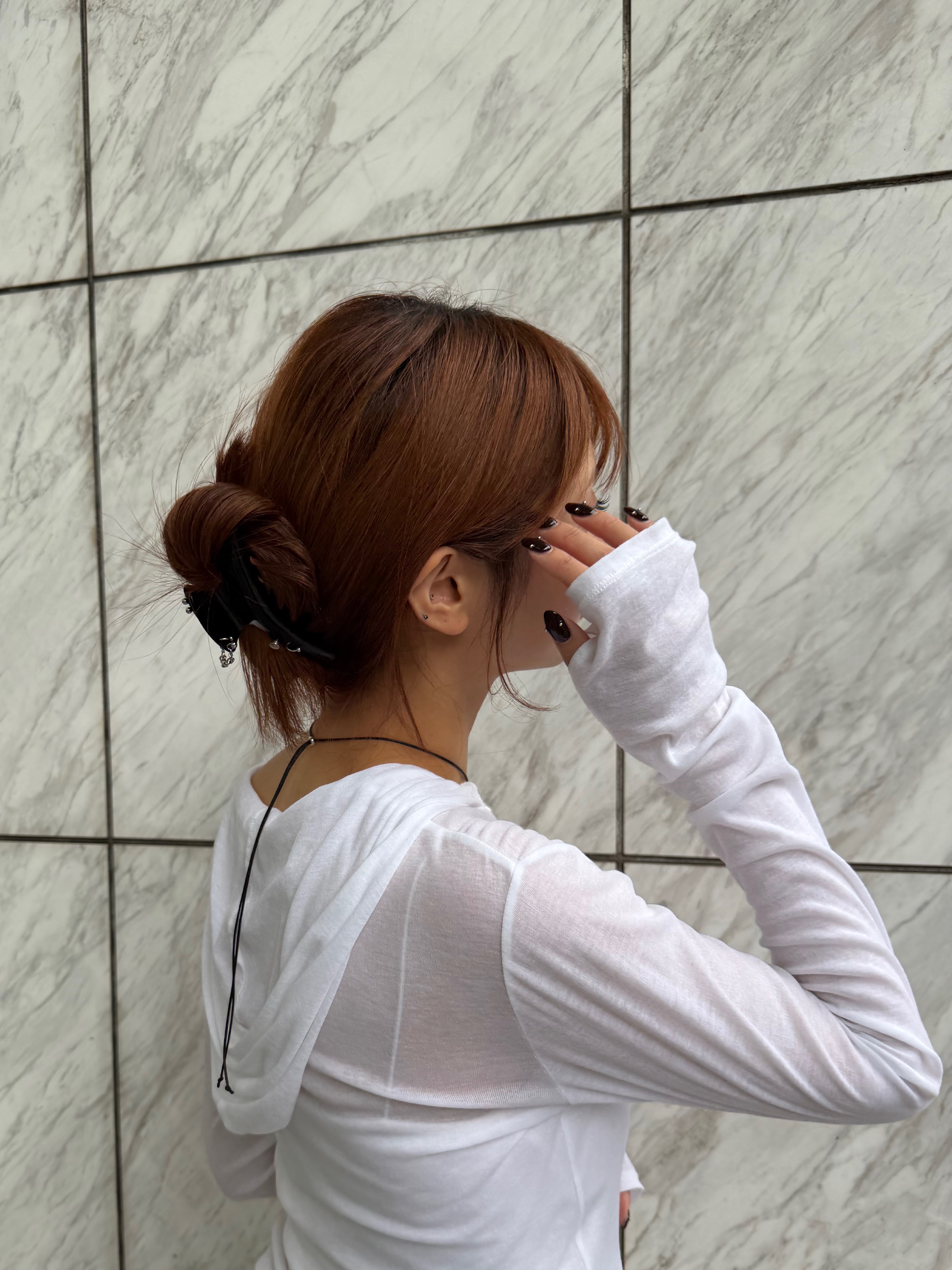 kanamiさんの「CODE A｜【Re】sheer hoodie tee」を使ったコーディネート
