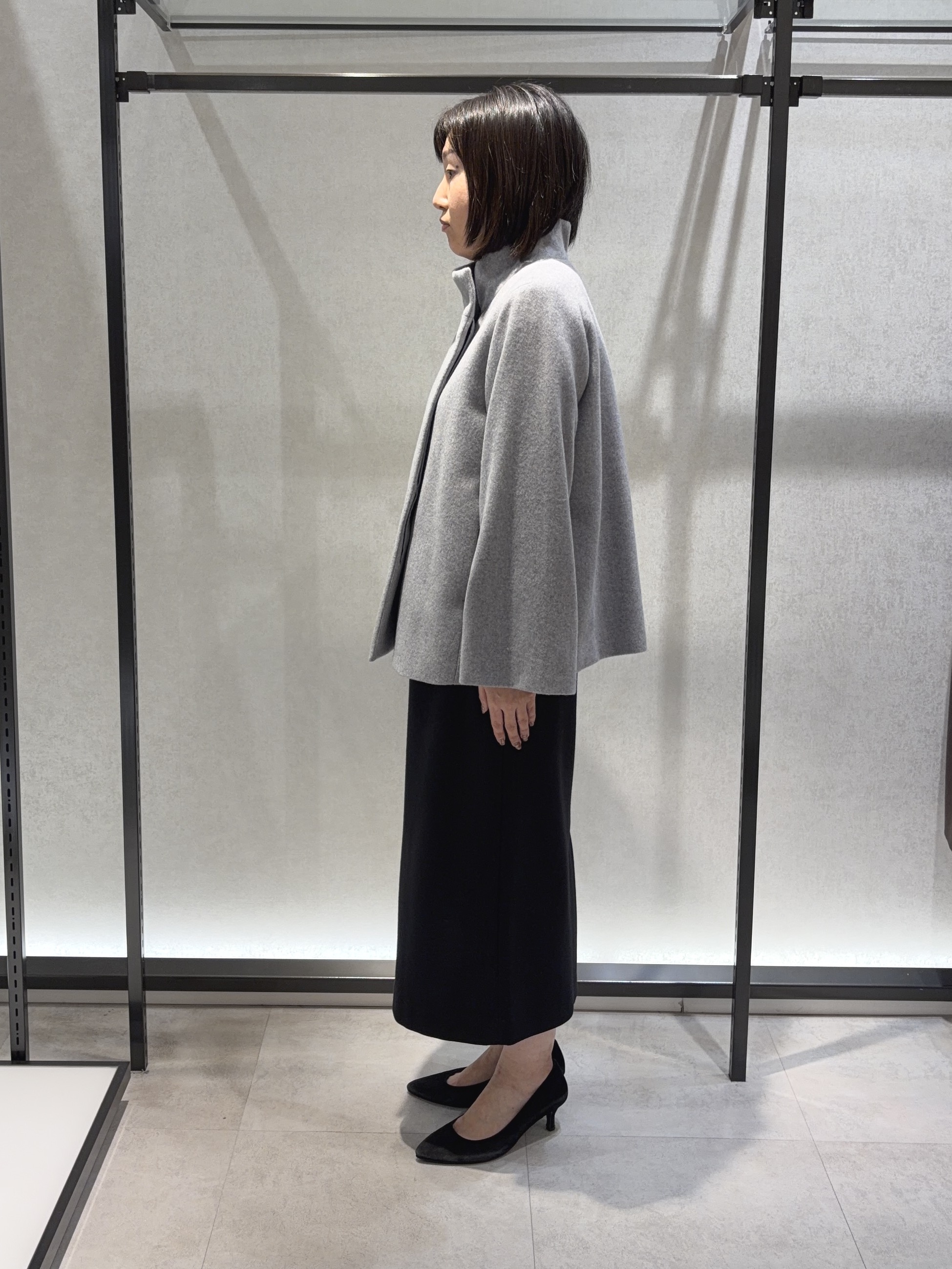 わたなべさんの「UNTITLED｜【軽アウター/ウール100】ウールショートコート」を使ったコーディネート
