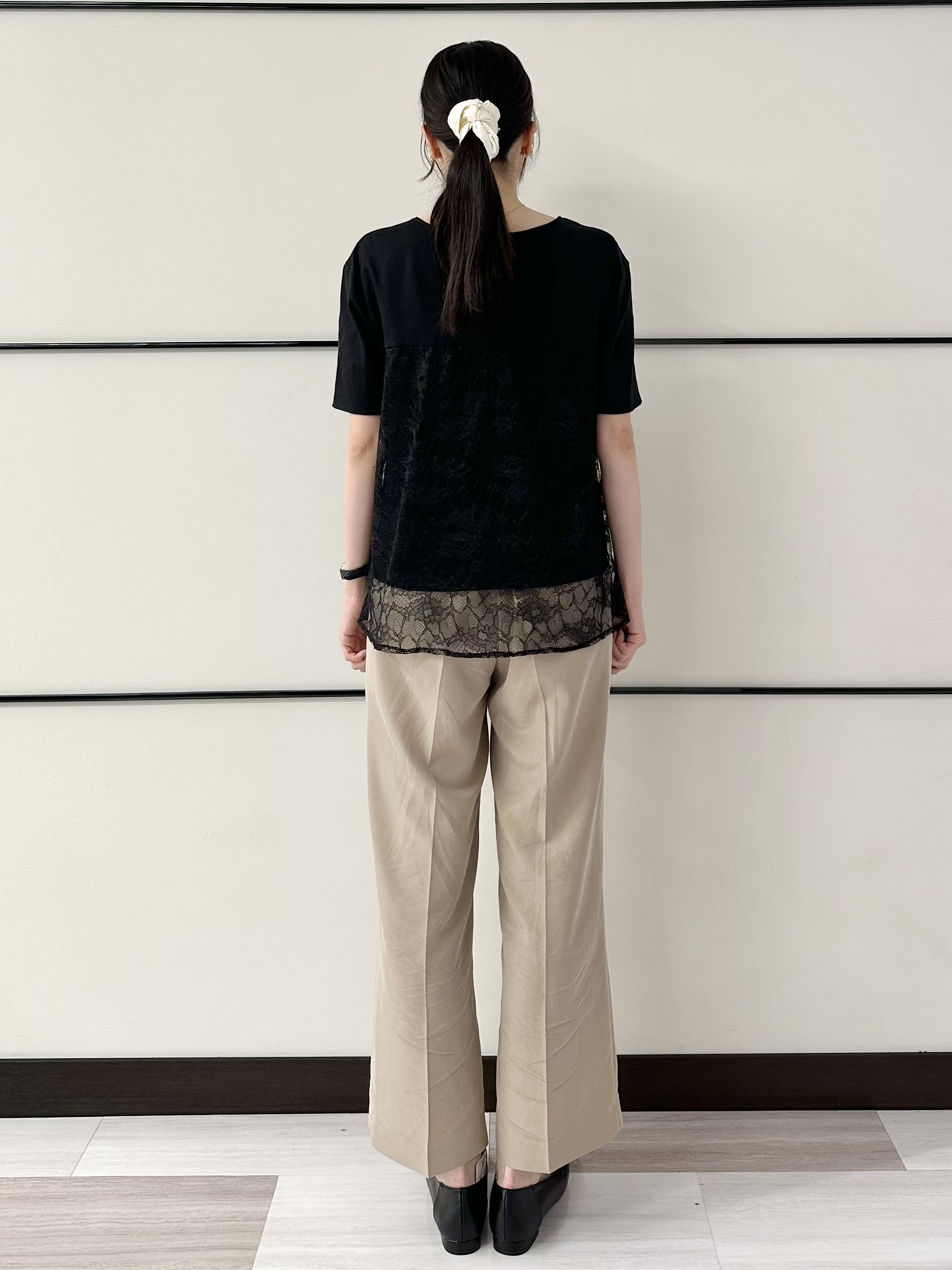 Momoさんの「Reflect｜【UVカット／接触冷感／手洗い可】ラッセルレースプルオーバー」を使ったコーディネート
