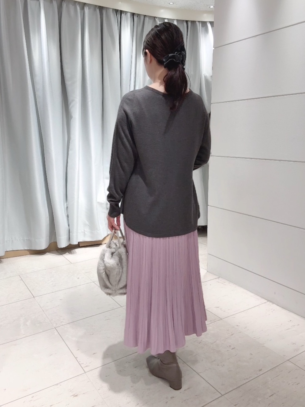misaさんの「UNTITLED｜【軽アウター/中綿/秋冬コート】ショートブルゾン」を使ったコーディネート
