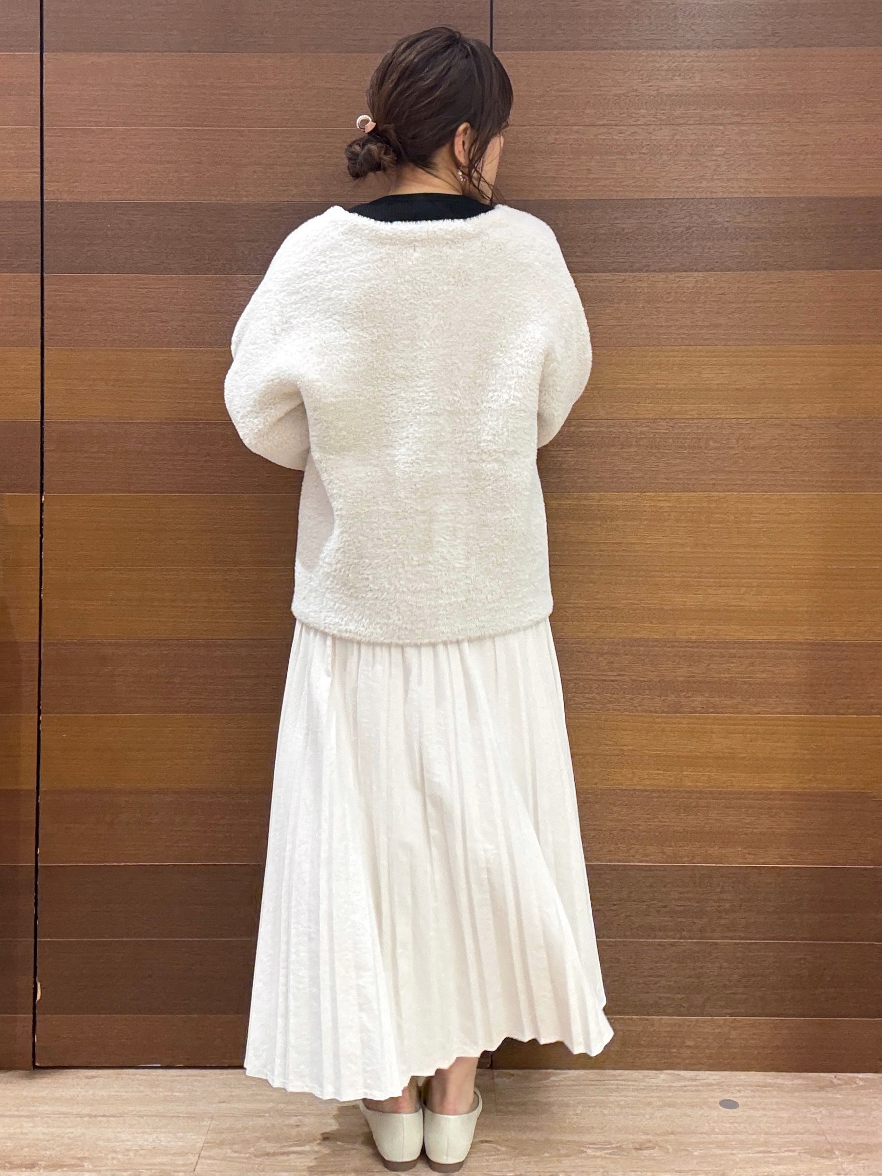maichiさんの「OPAQUE.CLIP｜ダブルフェイスニットカーディガン」を使ったコーディネート