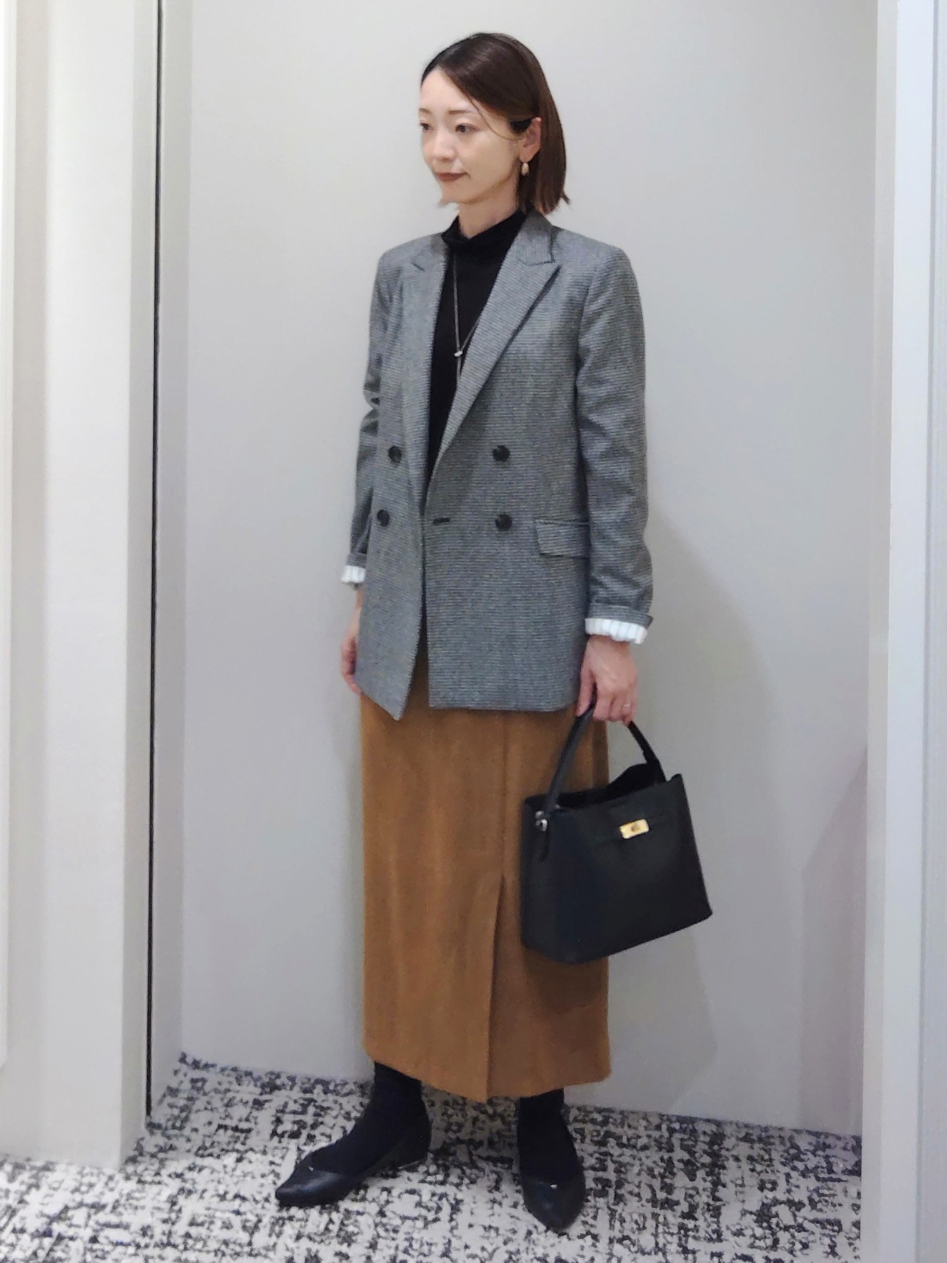 terumiさんの「UNTITLED｜【セットアップ可/秋羽織り】ウールダブルジャケット」を使ったコーディネート