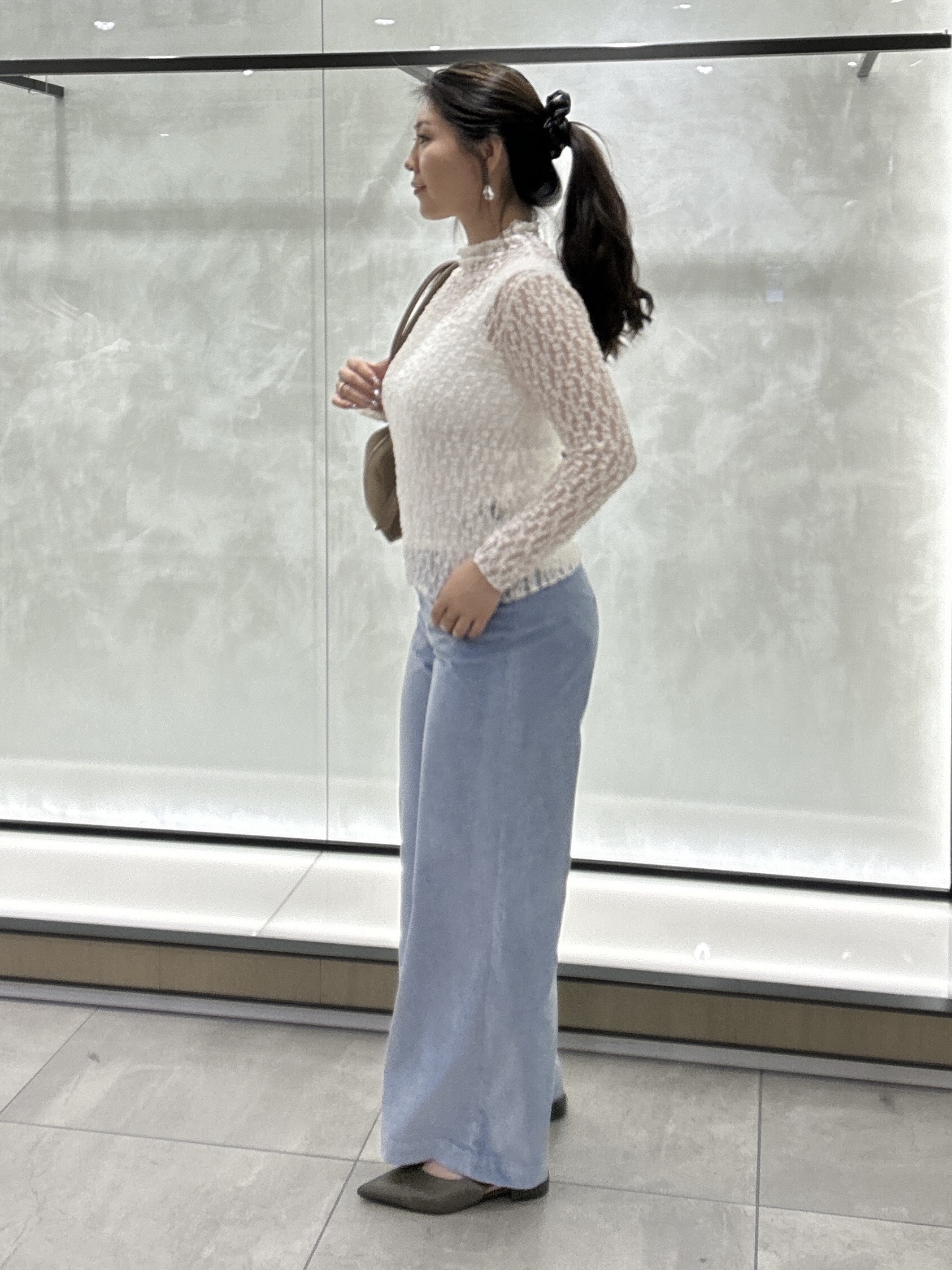 YURIさんの「UNTITLED｜【セットアップ可/秋羽織り】ウールダブルジャケット」を使ったコーディネート