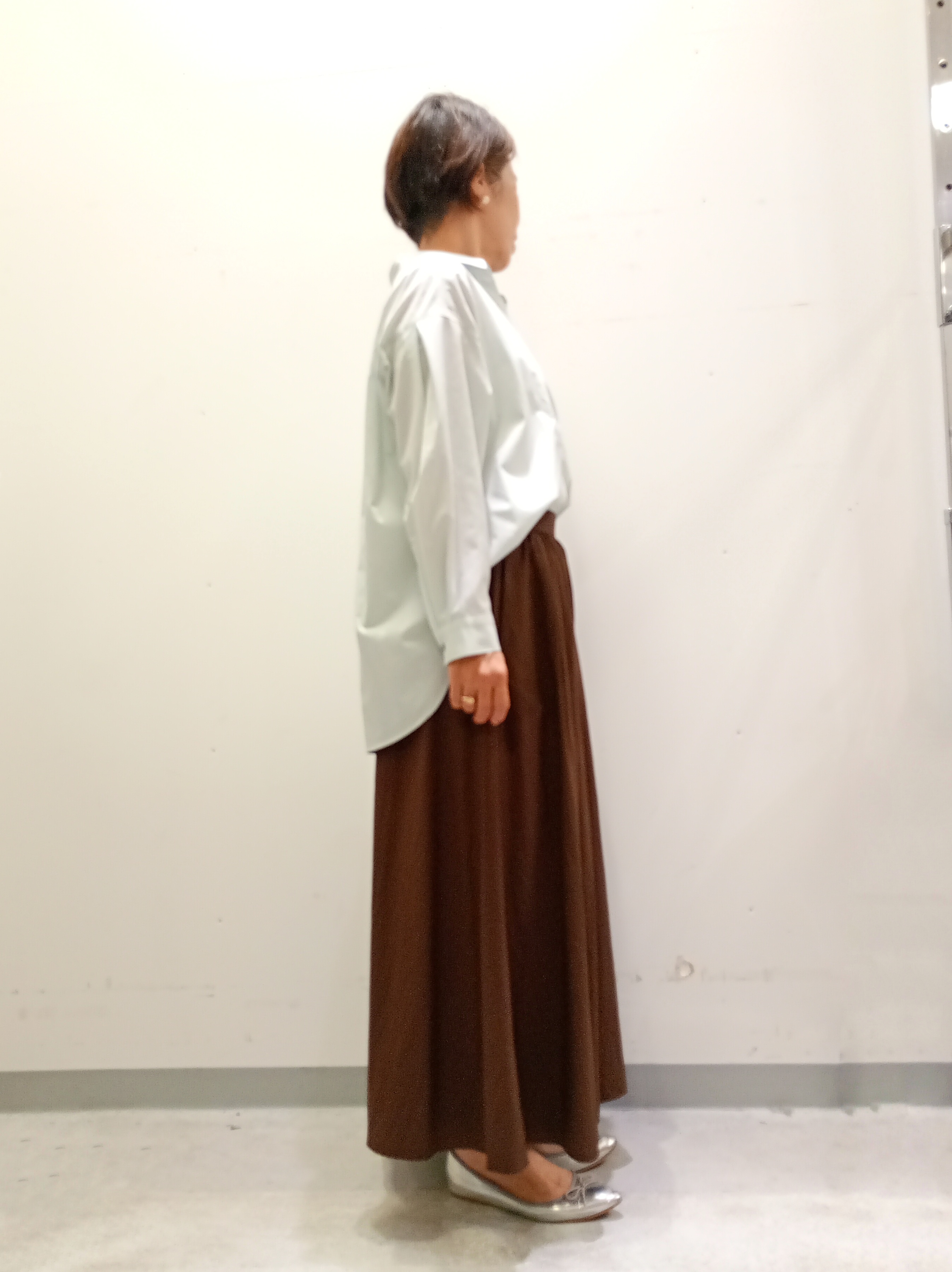 Kさんの「INDIVI｜【洗える／UVケア／ベルト付】サッカー素材シャツ」を使ったコーディネート