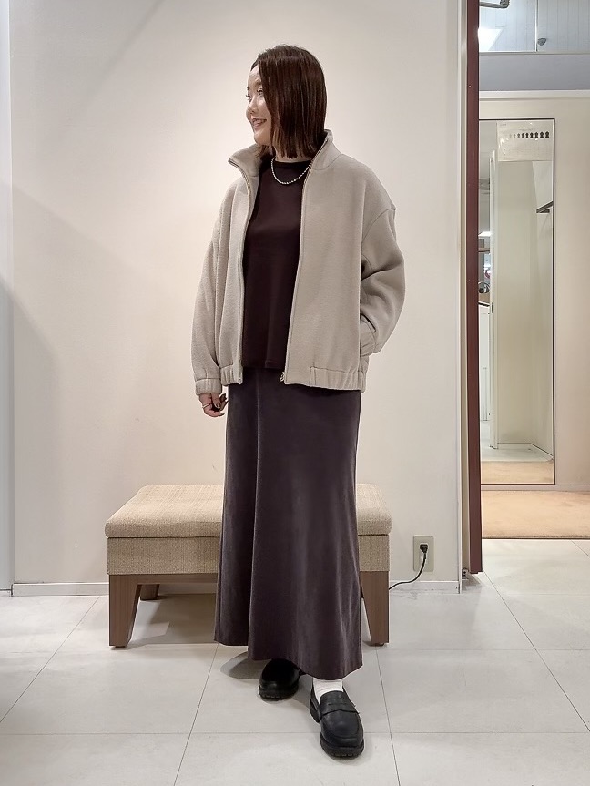 YUIさんの「UNTITLED｜【軽アウター/きれいめスポーティ】スタンドカラージップコート」を使ったコーディネート
