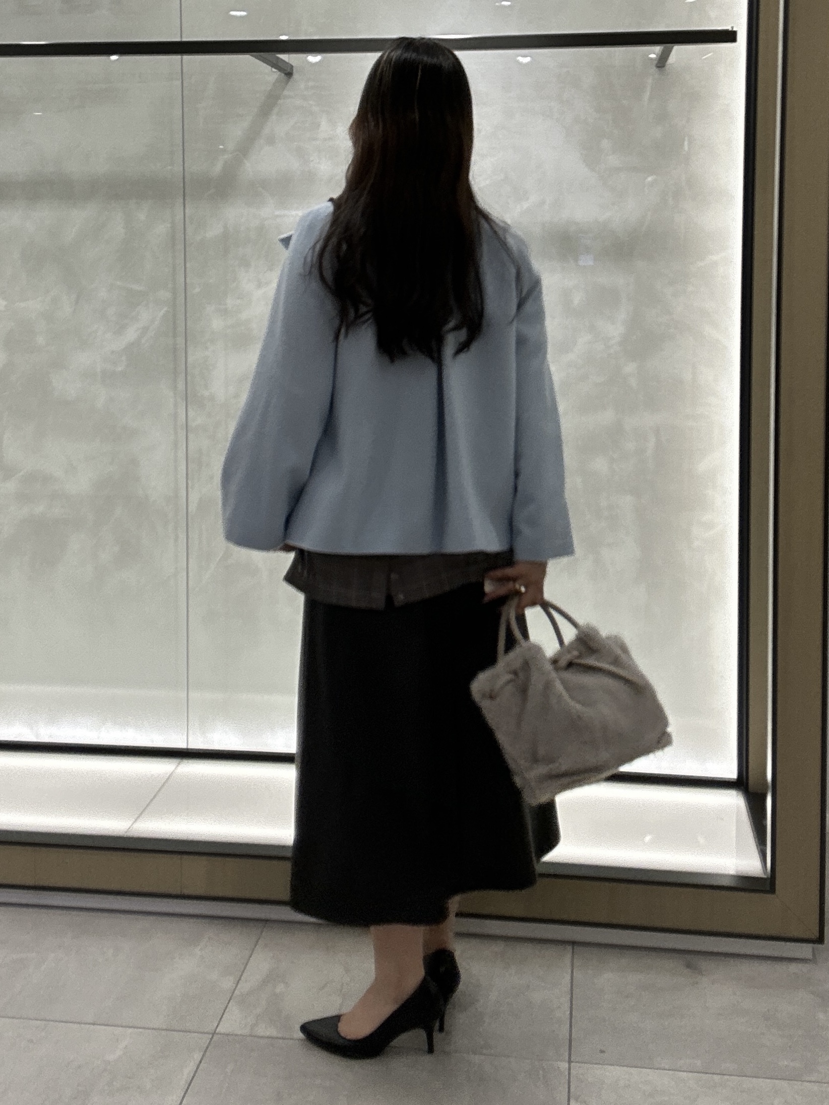 YURIさんの「UNTITLED｜【軽アウター/ウール100】ウールショートコート」を使ったコーディネート