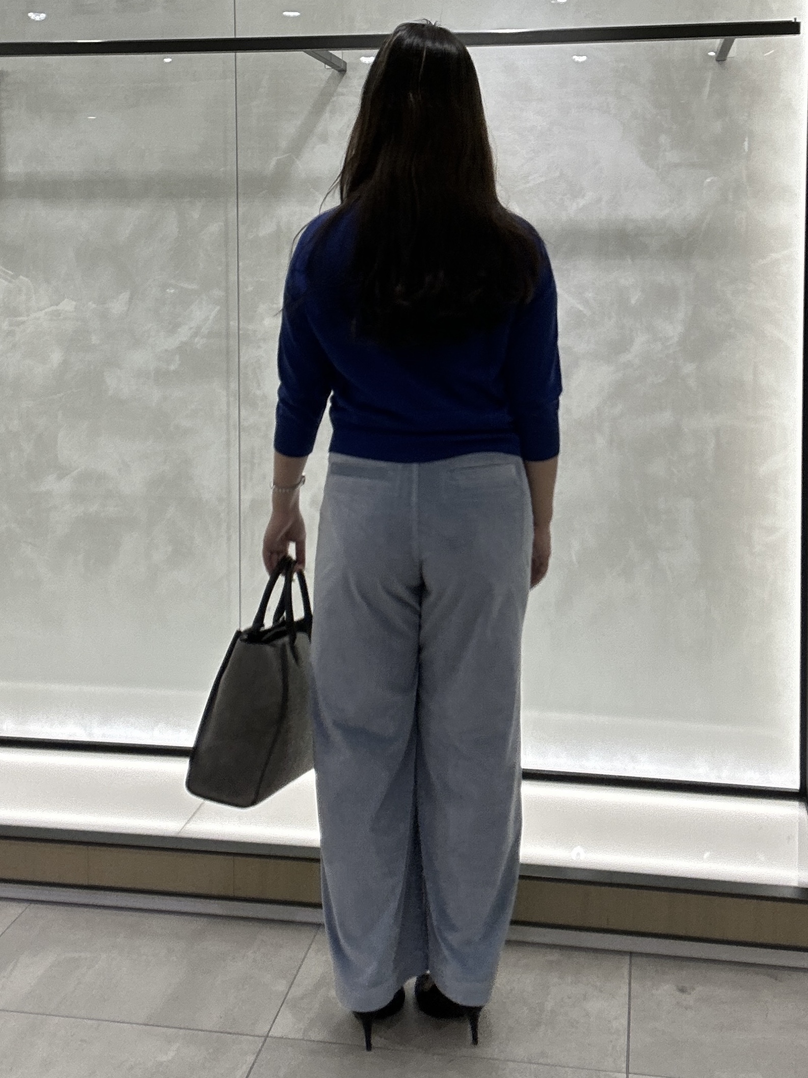 YURIさんの「UNTITLED｜【セットアップ可/秋羽織り/お仕事スーツ】ウールブレンドダブルジャケット」を使ったコーディネート