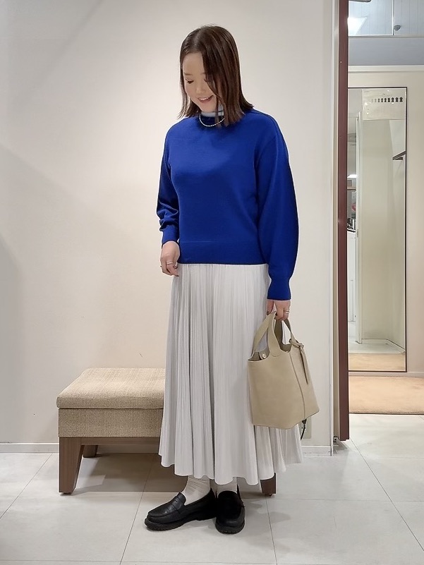 YUIさんの「UNTITLED｜【店頭人気！/8色展開】ボリュームスリーブニットプルオーバー」を使ったコーディネート