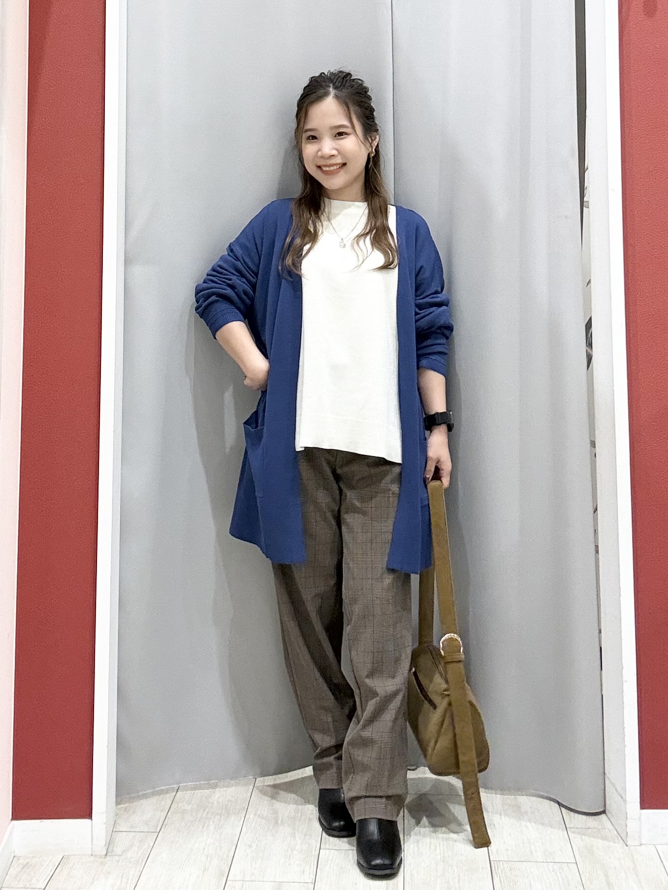 shioさんの「SHOO･LA･RUE｜ポケット付きトッパーカーディガン」を使ったコーディネート