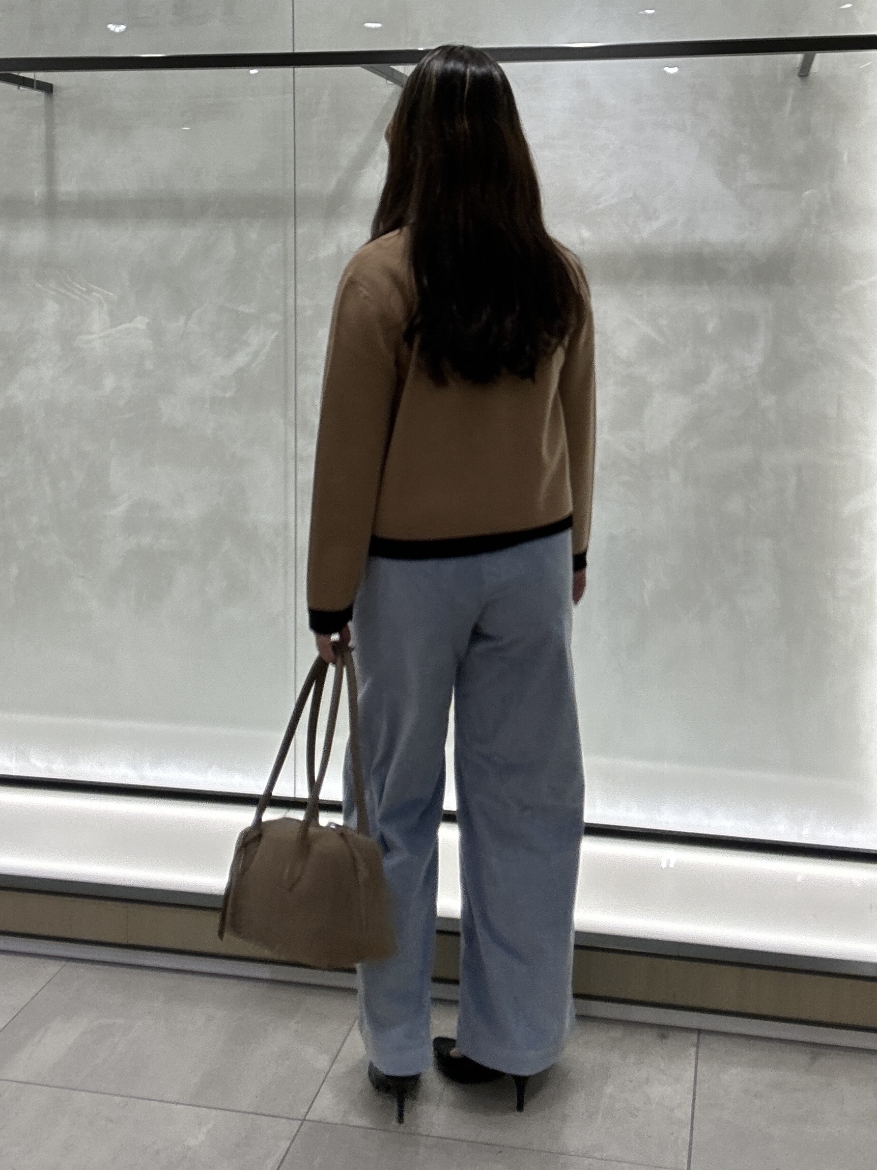 YURIさんの「UNTITLED｜【アンサンブル可/上品映え】モールラインクルーネックニット」を使ったコーディネート