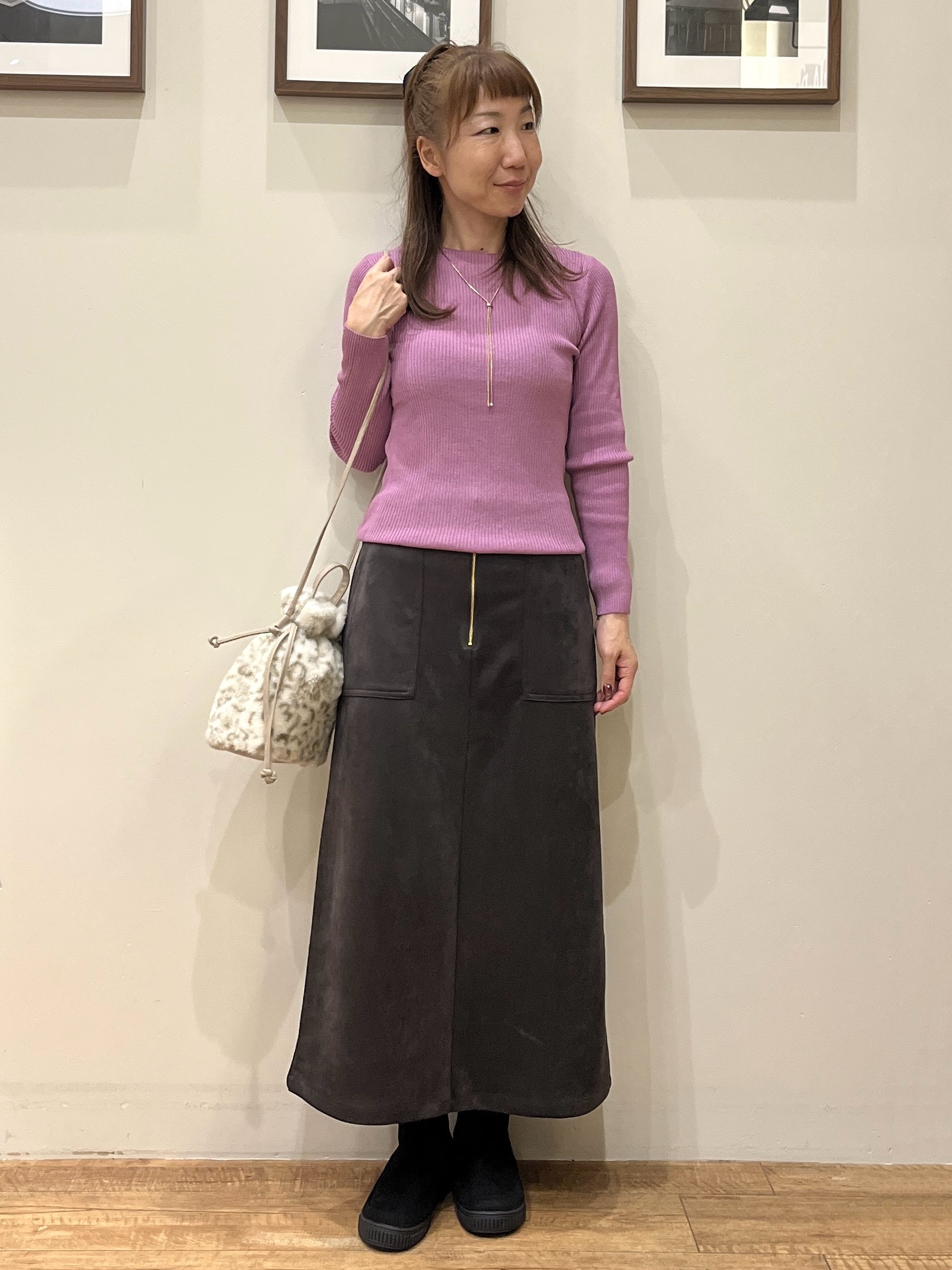 まつみさんの「SHOO･LA･RUE｜【S-LL/撥水】ゴールドパーツで女性らしく ギャザーブルゾン」を使ったコーディネート