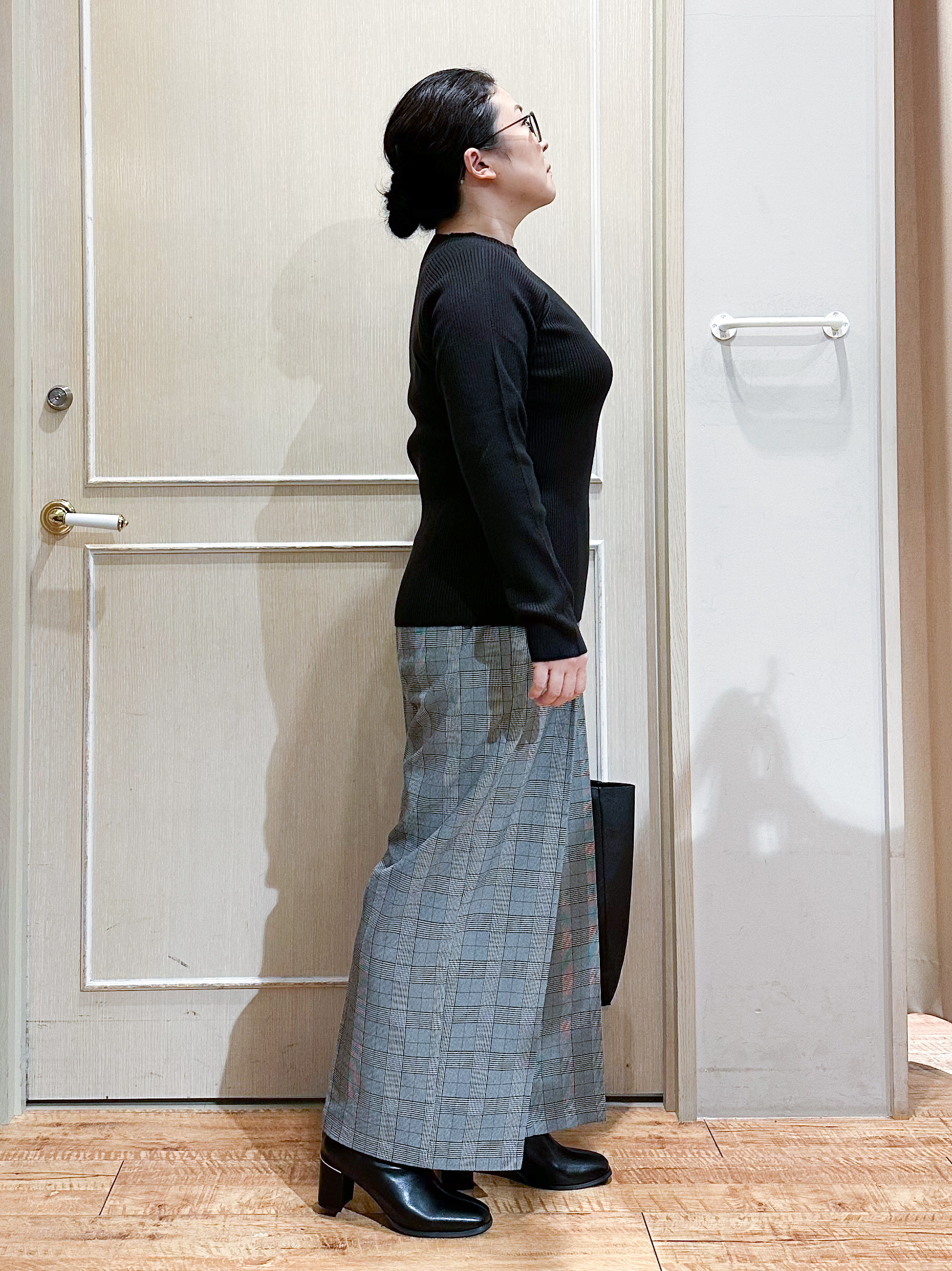 umeさんの「SHOO･LA･RUE｜【セットアップ可/洗濯後しわになりにくい】ウールフィール ダブルジャケット」を使ったコーディネート