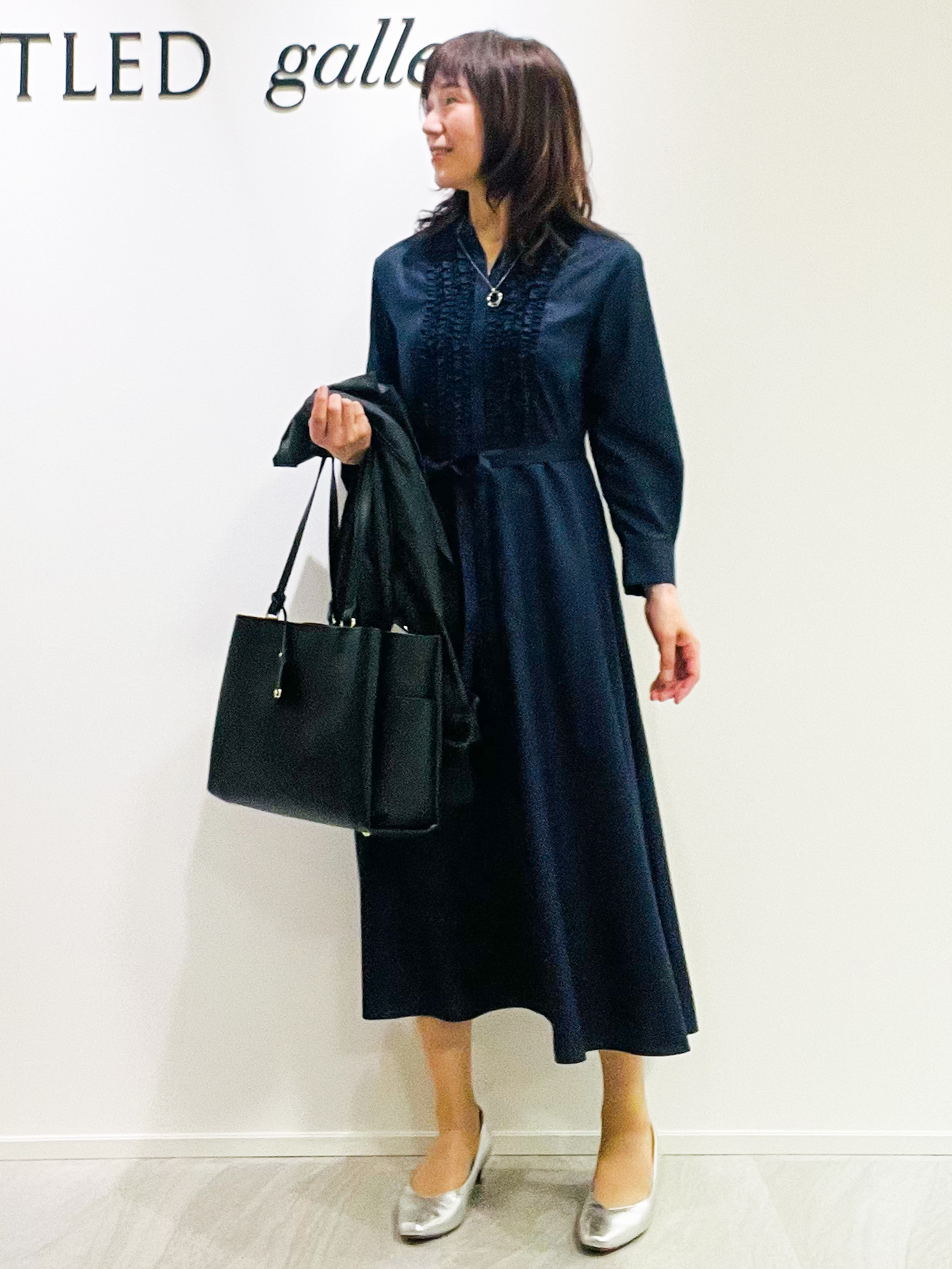 めいさんの「UNTITLED｜【セットアップ可/秋羽織り/お仕事スーツ】ウールブレンドダブルジャケット」を使ったコーディネート