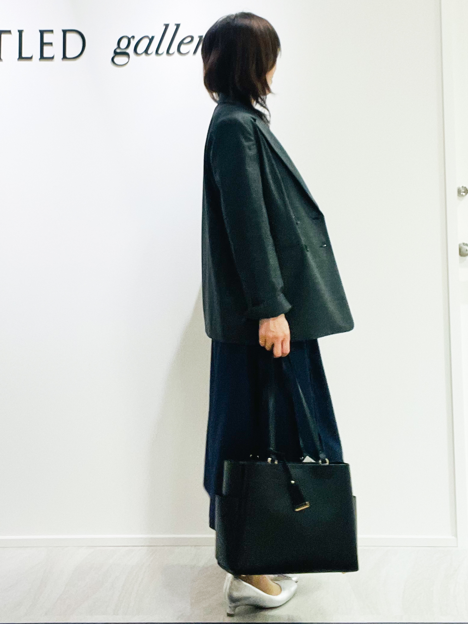 めいさんの「UNTITLED｜【セットアップ可/秋羽織り/お仕事スーツ】ウールブレンドダブルジャケット」を使ったコーディネート