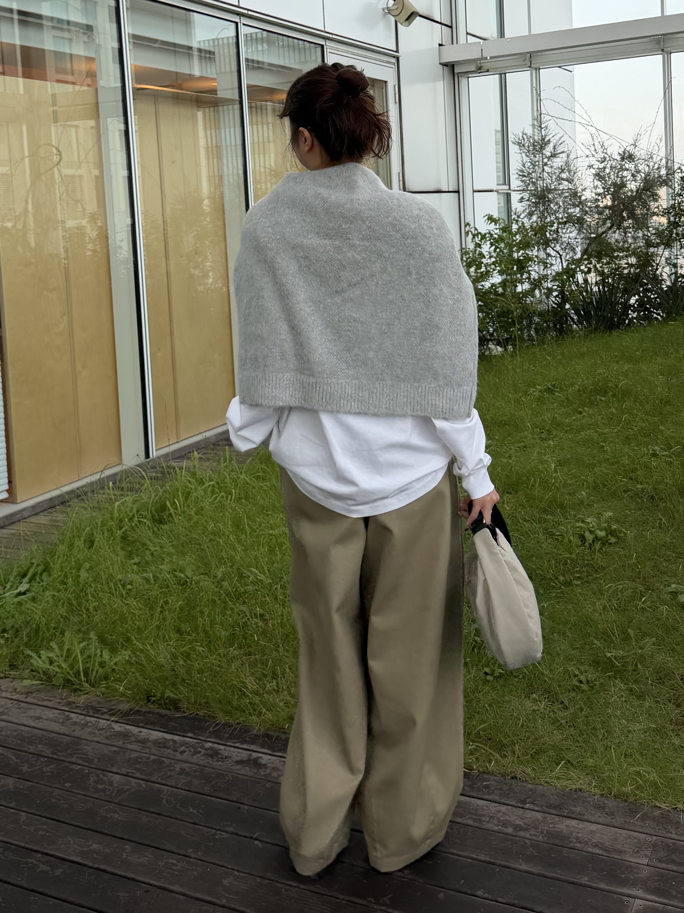 YUKAさんの「tk.TAKEO KIKUCHI｜ヘンリーネック長袖Tシャツ」を使ったコーディネート