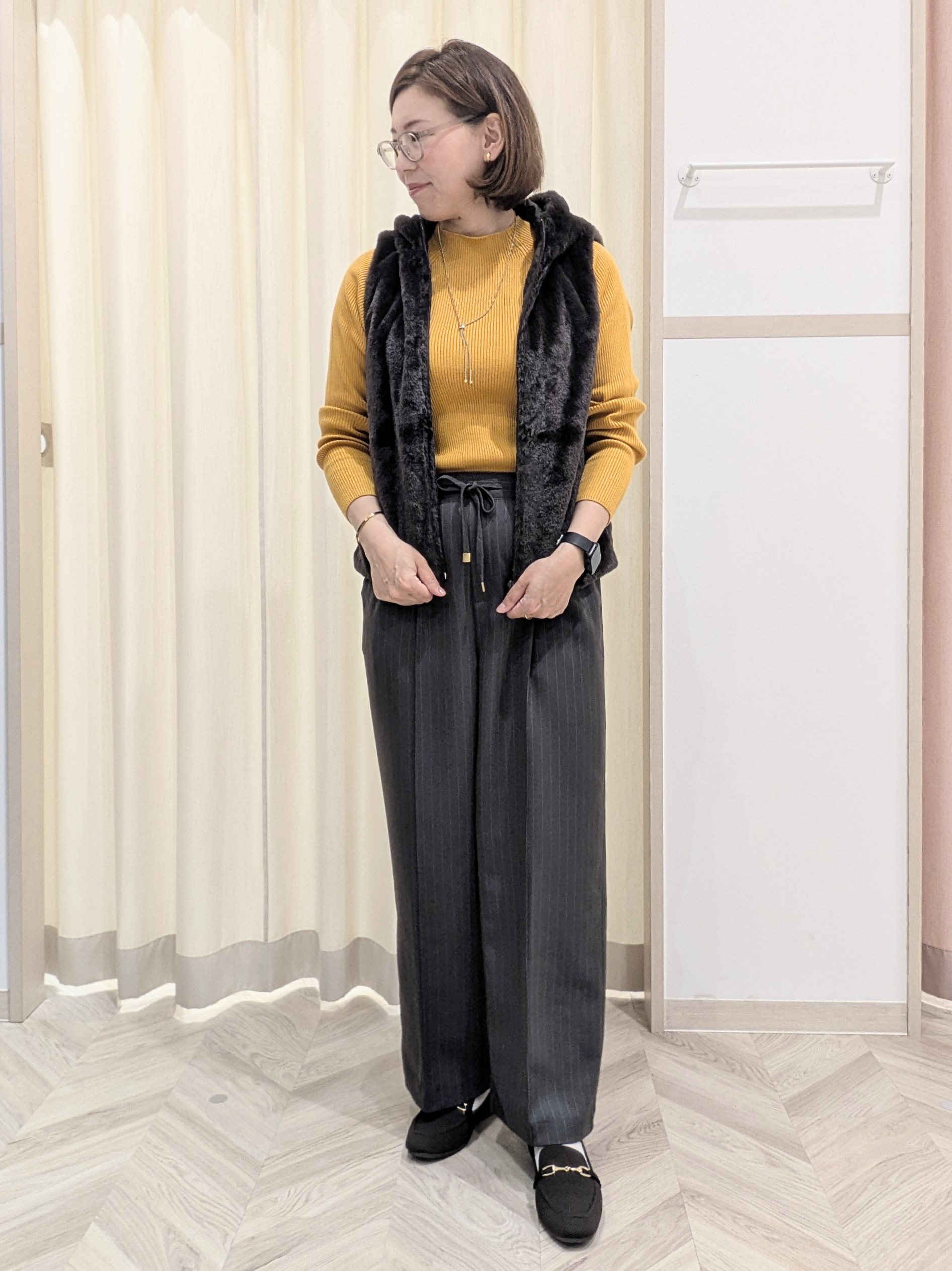 miyuさんの「SHOO･LA･RUE｜【洗濯機可/撥水/マルチWAY】ファーライナー付き 毎日欲張りマンパ」を使ったコーディネート