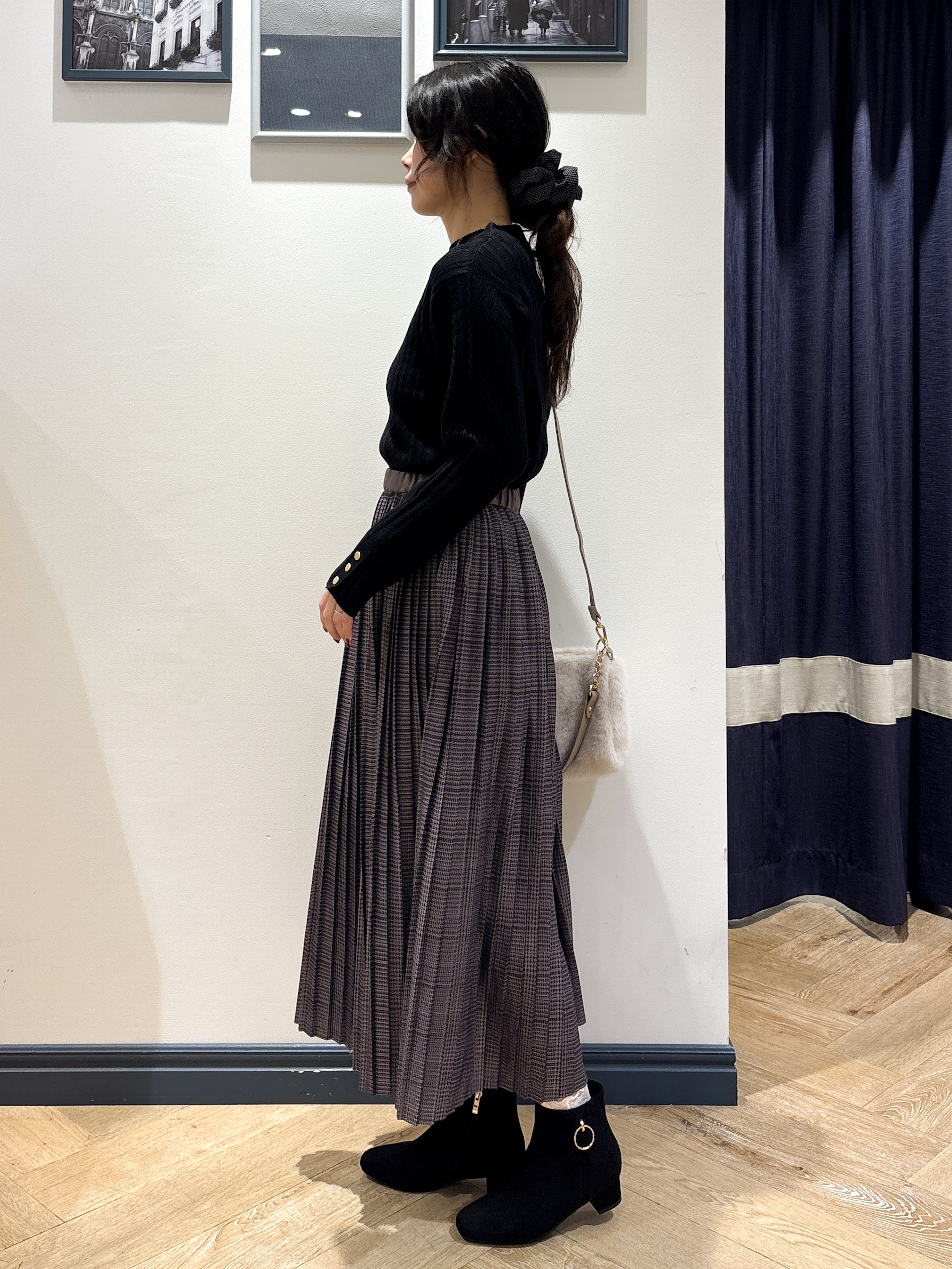 ayakaさんの「grove｜【毛玉軽減】ミニケーブルニット」を使ったコーディネート