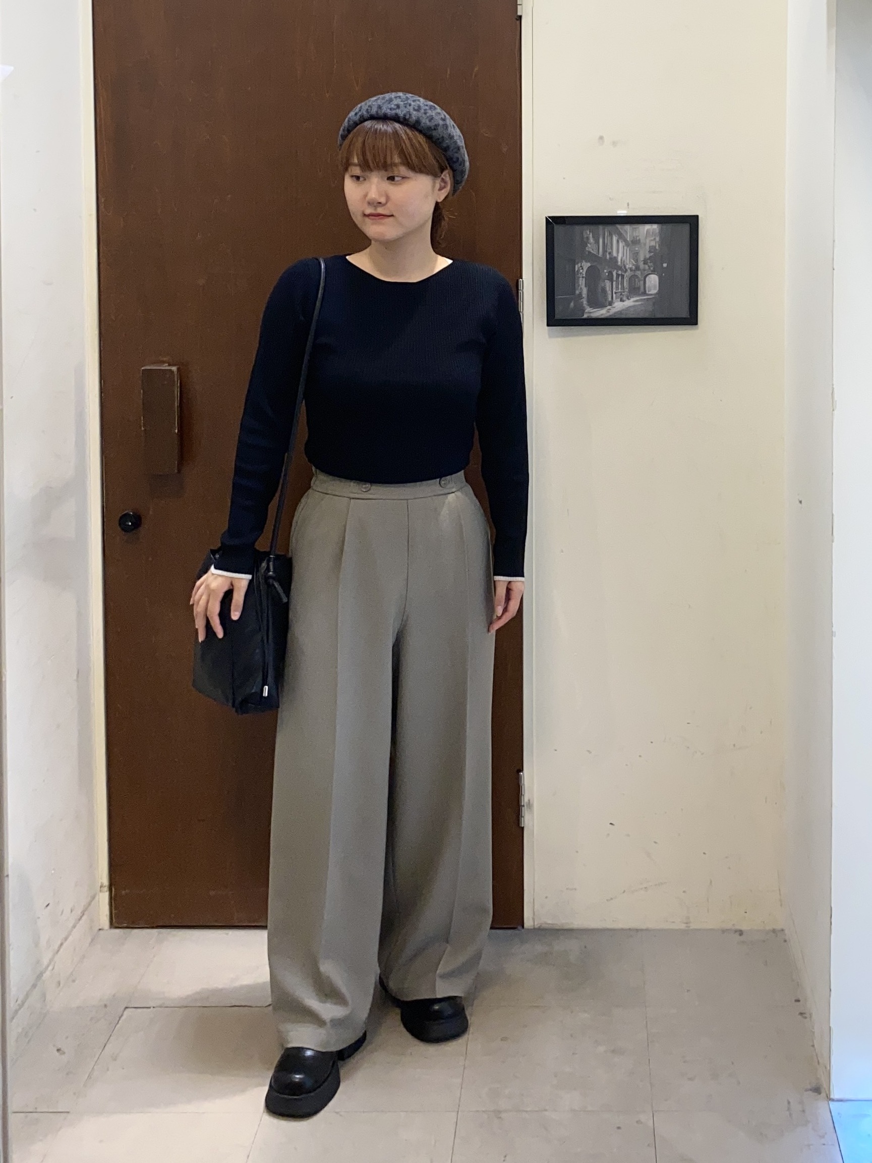 お塩さんの「SHOO･LA･RUE｜【セットアップ可/洗濯後しわになりにくい】ウールフィール ダブルジャケット」を使ったコーディネート